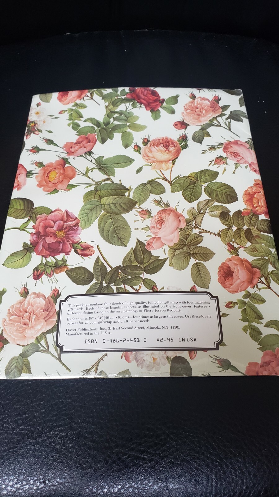 PIERRE JOSEPH REDOUTE ROSES GIFTWRAP PAPER GIFTWRAP