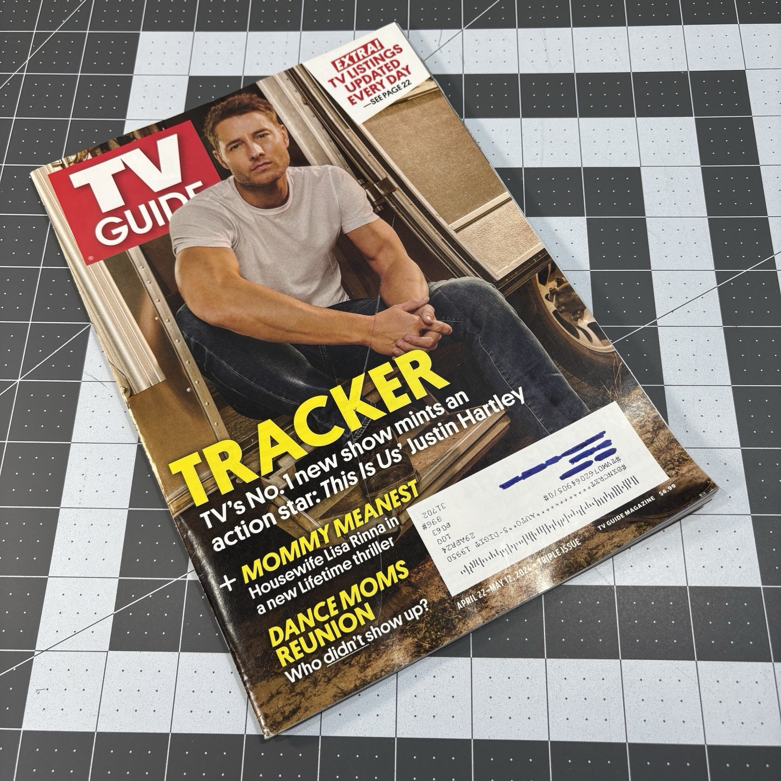 TV Guide 3-Magazine Lot Elvis Tracker Justin Hartley Golden Bachelor 2023-2024
