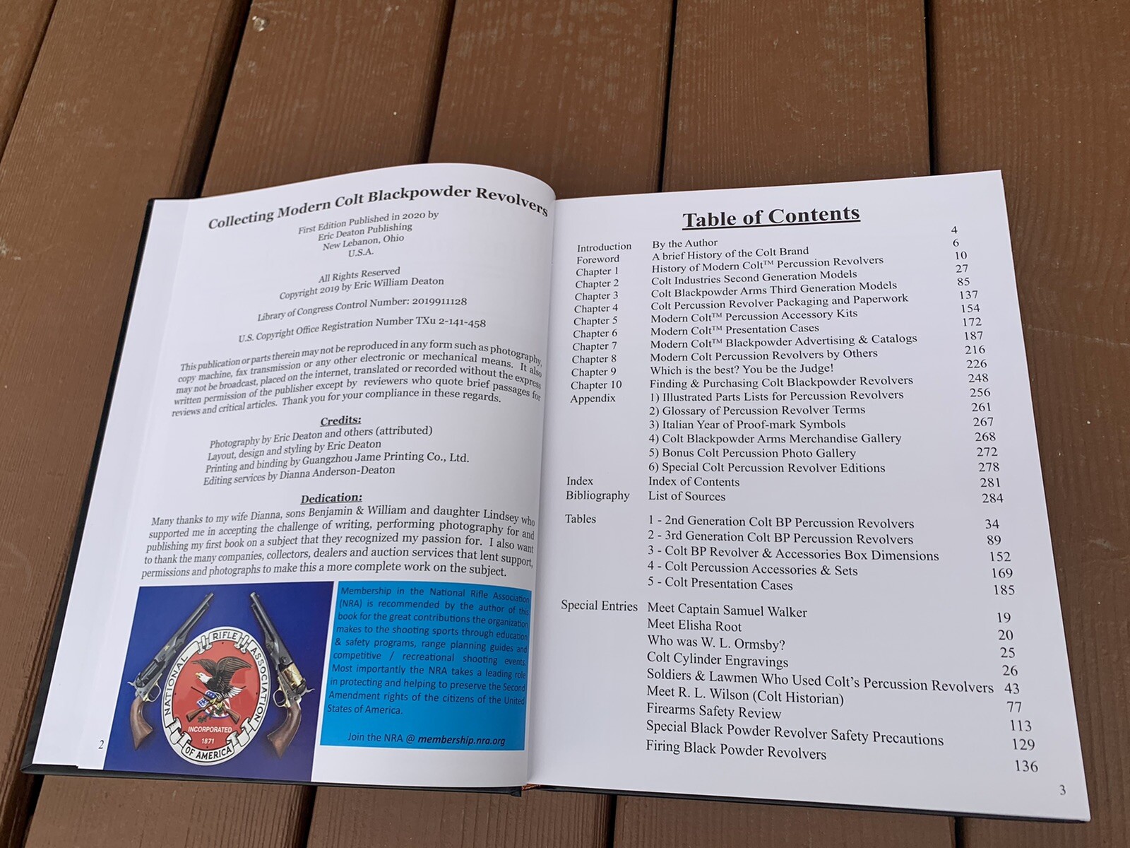 “Collecting Modern Colt Blackpowder Revolvers” book by Eric Deaton – 1st Edition