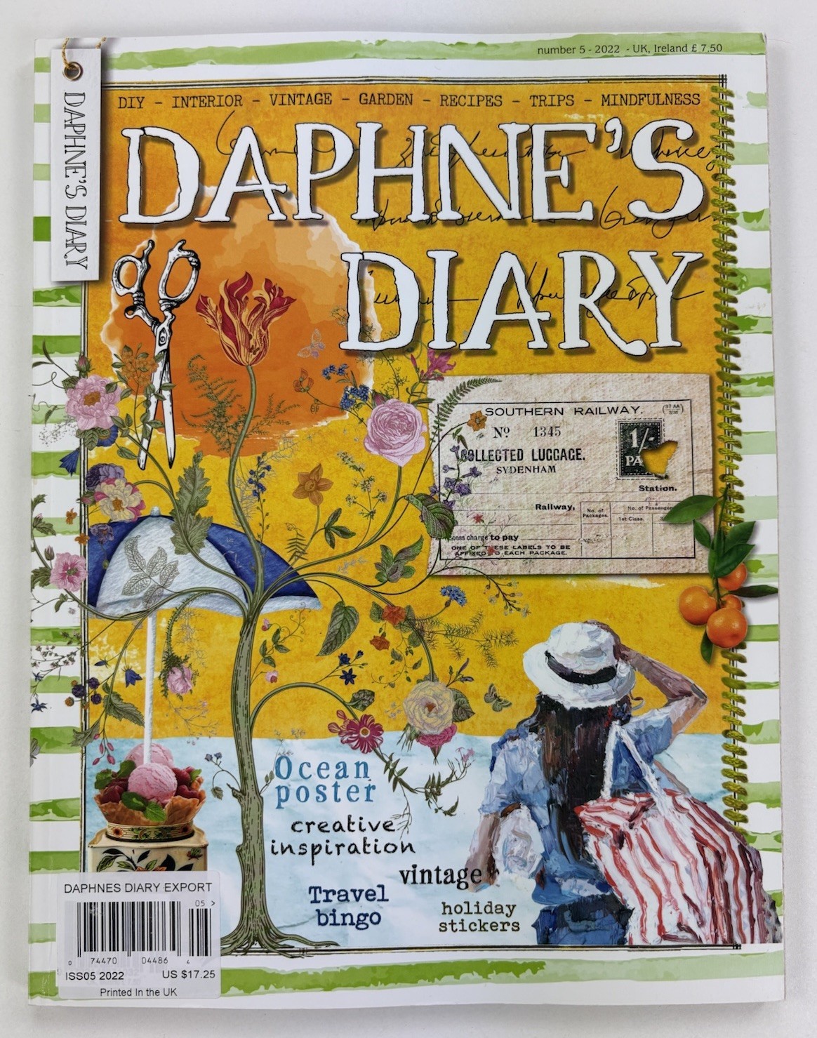 Daphnes Diary Magazines Lot of 3 Numbers 3 + 5 from 2022 Number 1 from 2023