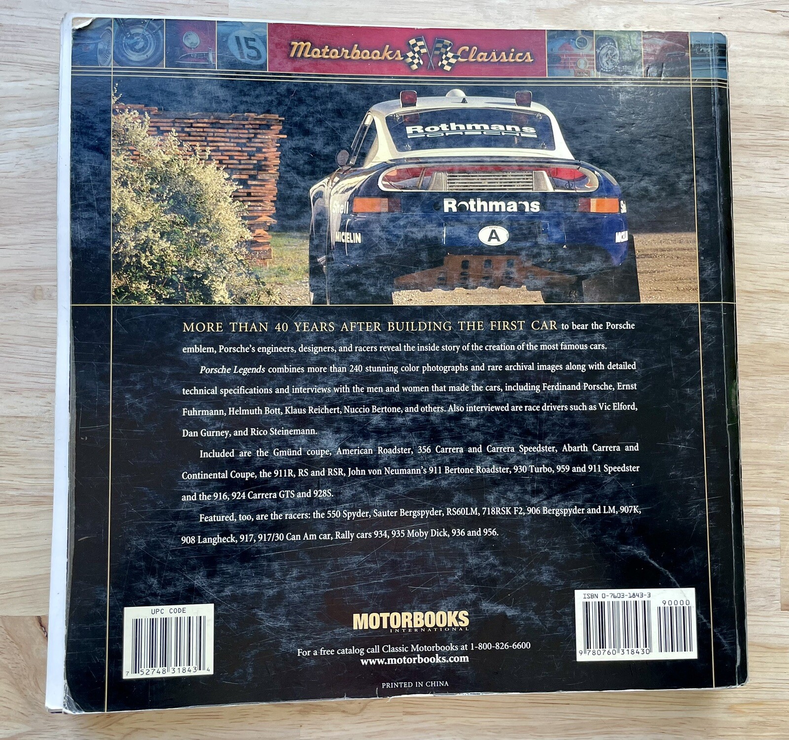 PORSCHE LEGENDS Randy Leffingwell MOTORBOOKS CLASSICS 228 pages Softcover