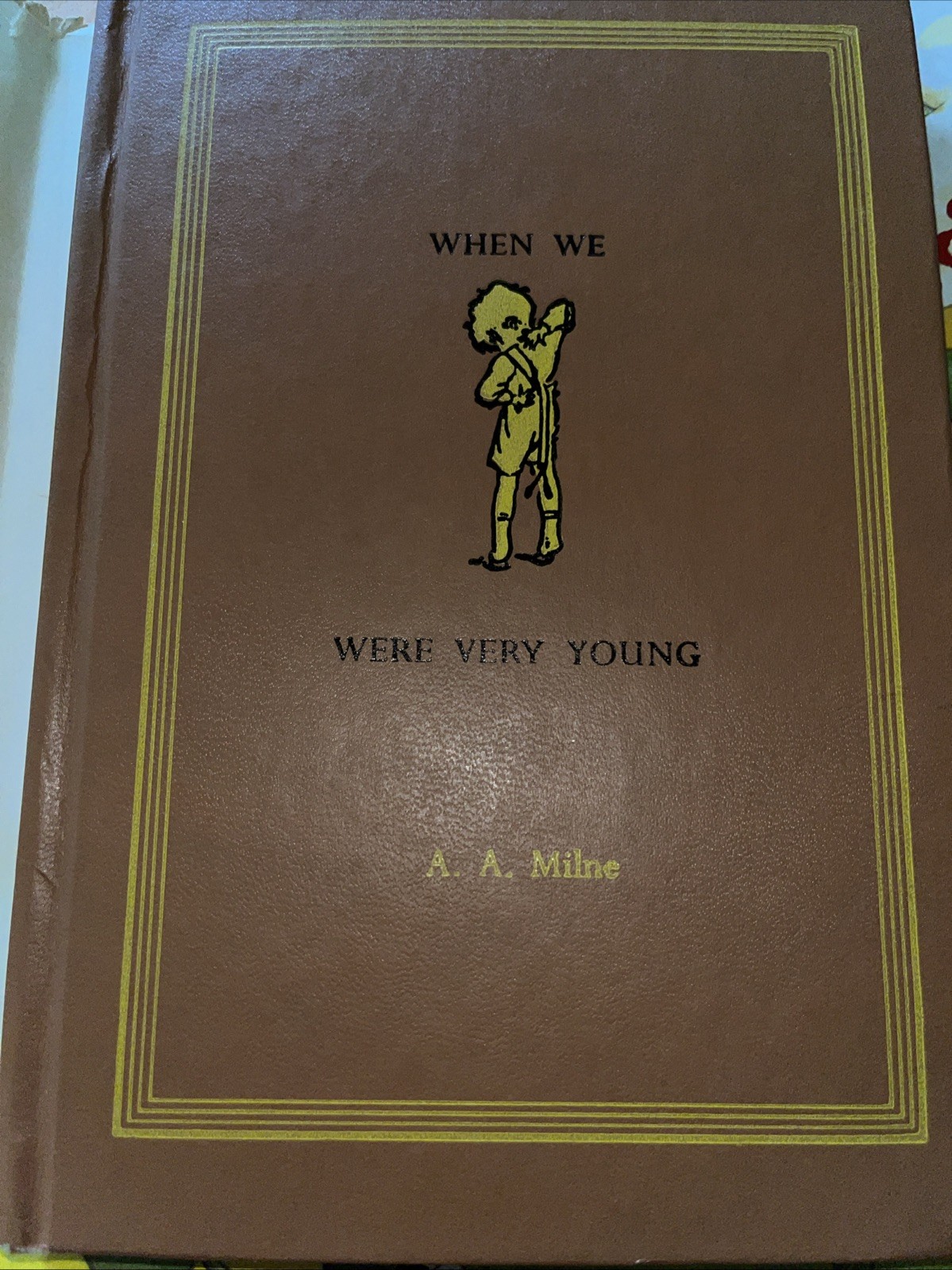 When We Were Very Young ~ A.A. Milne ~ Cloth HCDJ ~ Ernest Shepard 1952
