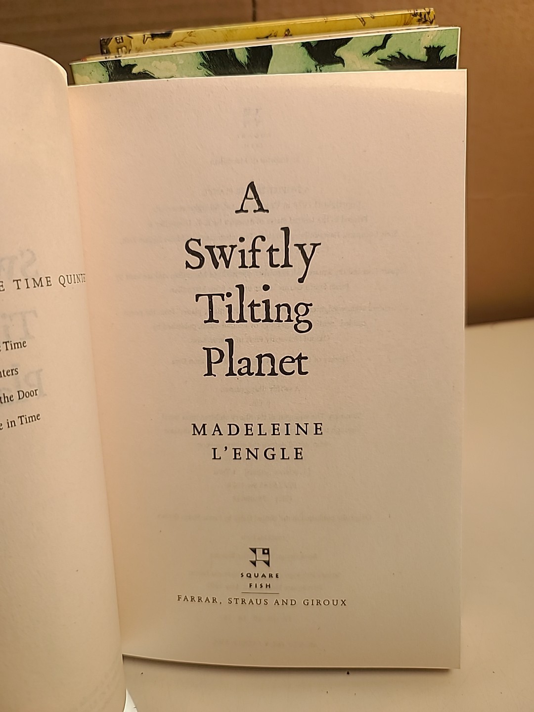 A Wrinkle in Time Madeleine L’Engle Square Fish 2007 13th Printing PB