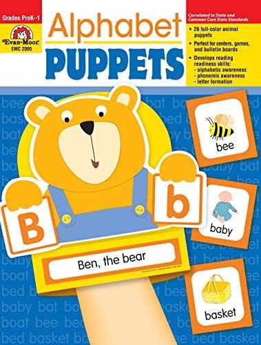 Evan-Moor Alphabet Puppets: Grades Prek-1 – Paperback, by Evan Moor – Acceptable