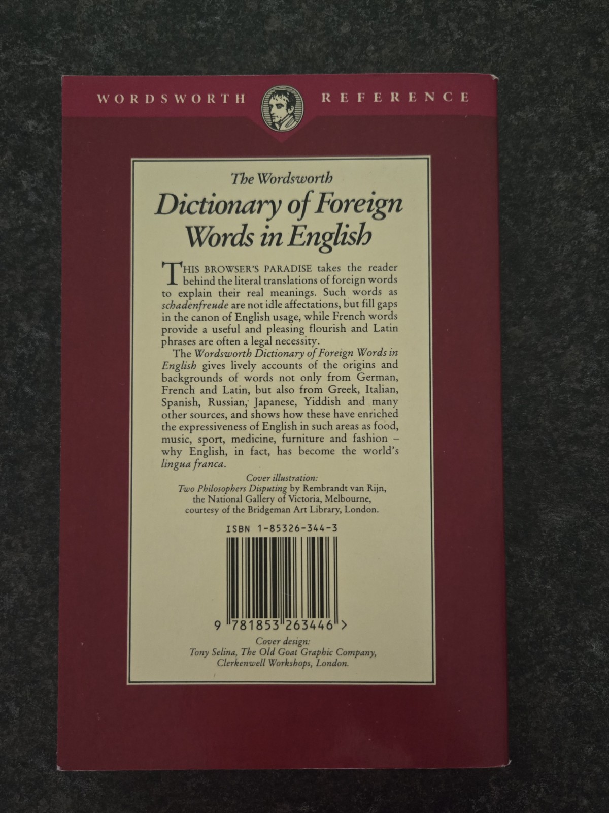 The Wordsworth Dictionary of Foreign Words in English By John Ayto Vg Pb