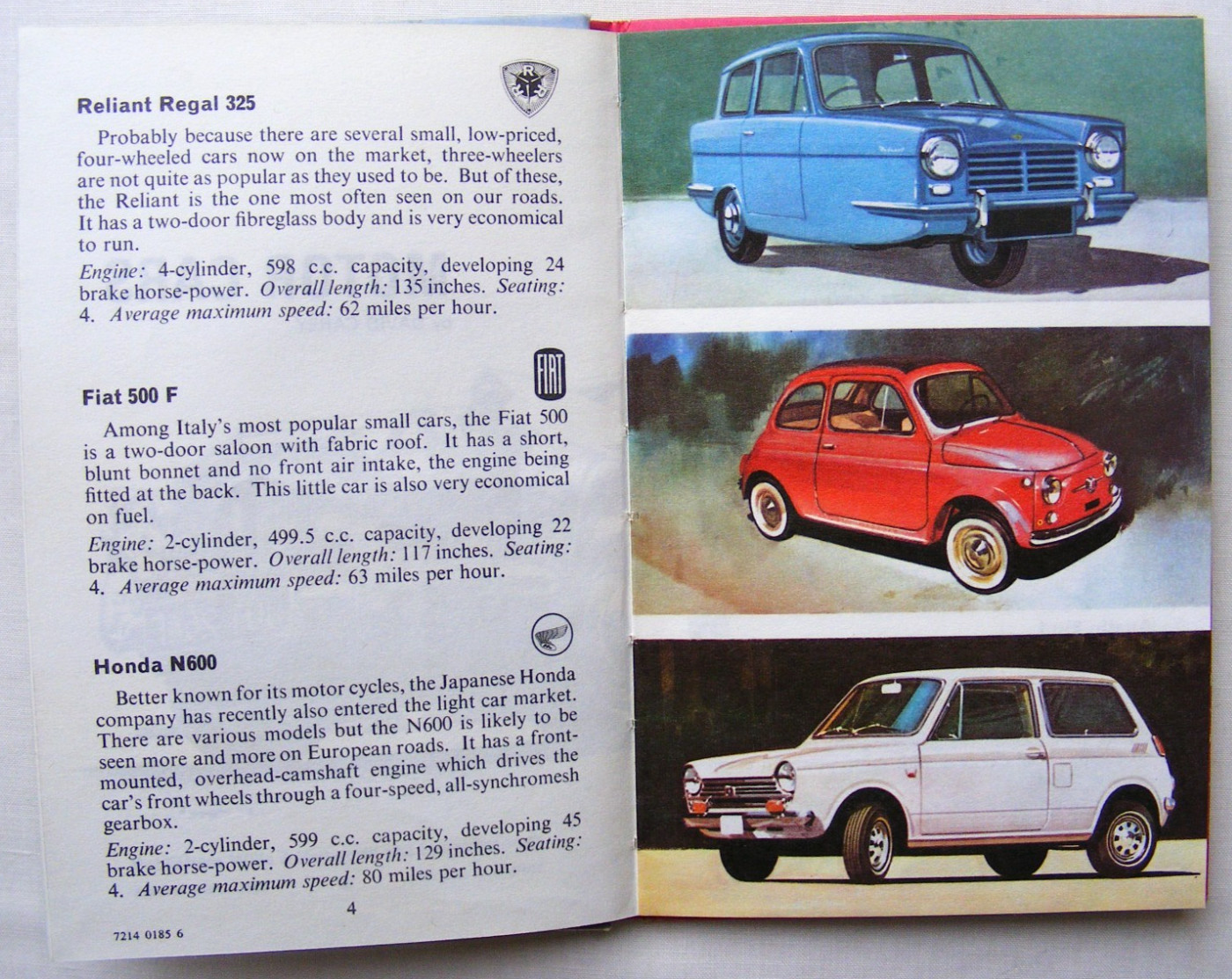 Ladybird Book – Motor Cars -Recognition-Series 584 – Good/Very Good +FREE COVER+