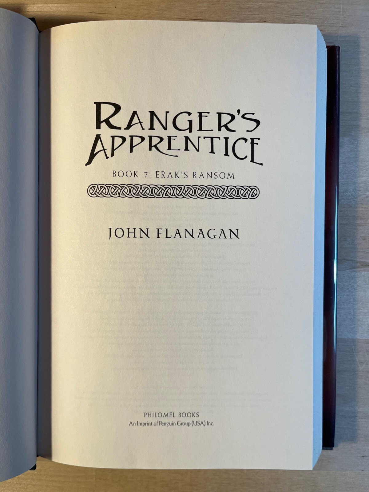 RANGERS APPRENTICE Series by John Flanagan, First Edition Hardcover Lot with DJs