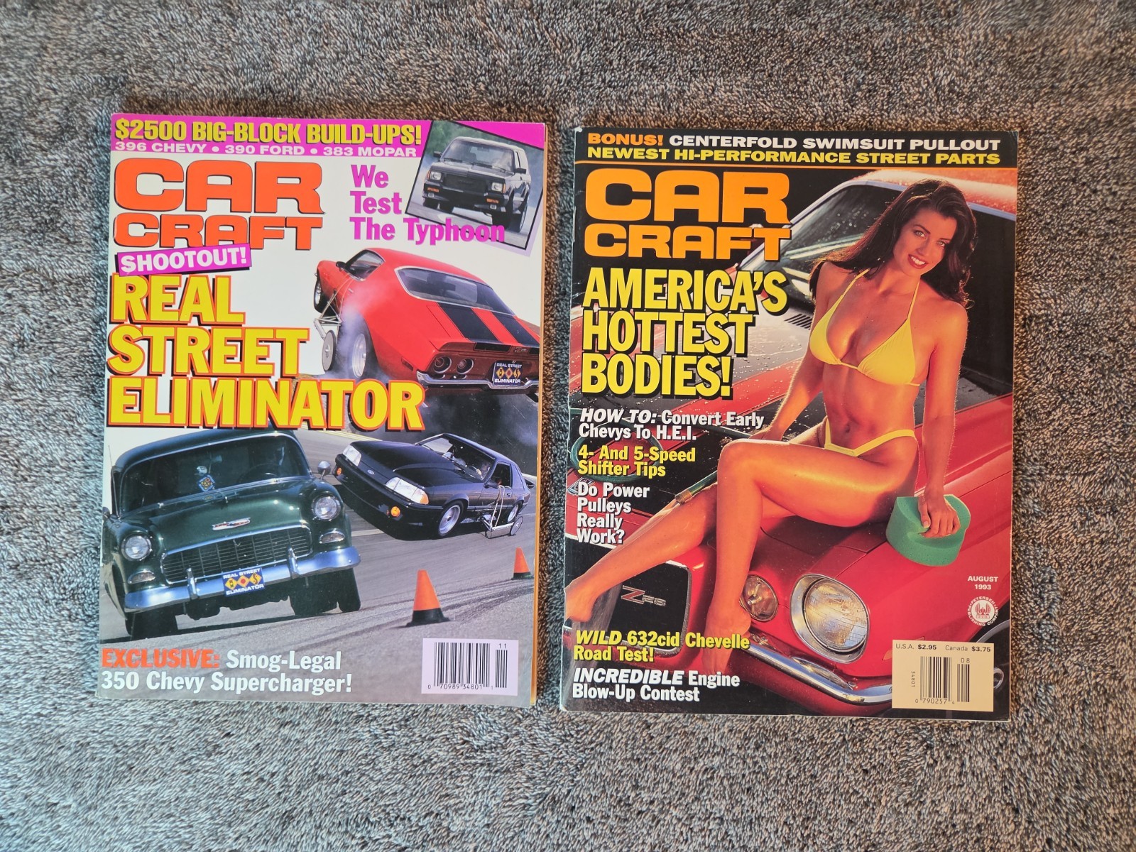 Vintage Car Craft Magazine Lot 1990’s 12 Volumes Hot Rods, Dragster Race Cars