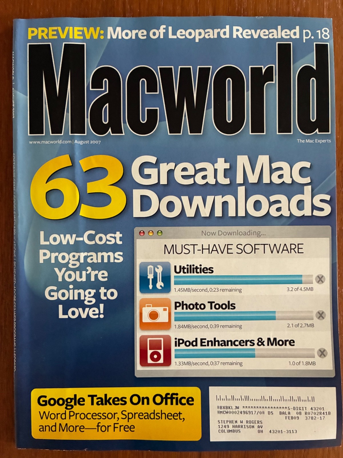 Macworld Magazine • 2006, 2007, 2008 • Lot of 35 issues • Very Good Condition