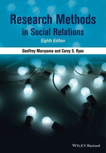 Research Methods in Social Relations by Geoffrey Maruyama (English) Hardcover Bo