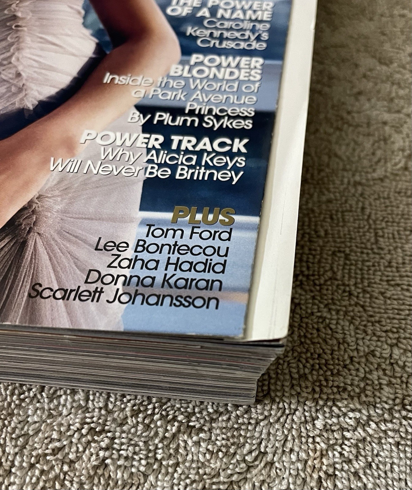 VOGUE Magazine • Angelina Jolie Cover • March 2004 • 606 pages • The Power Issue