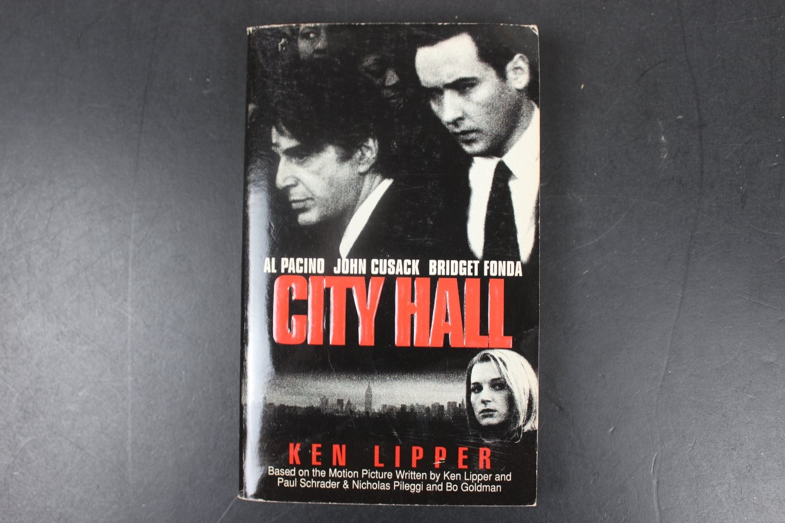 City Hall Ken Lipper 1996 First Printing Movie Tie-in St. Martin’s SIGNED PB VG