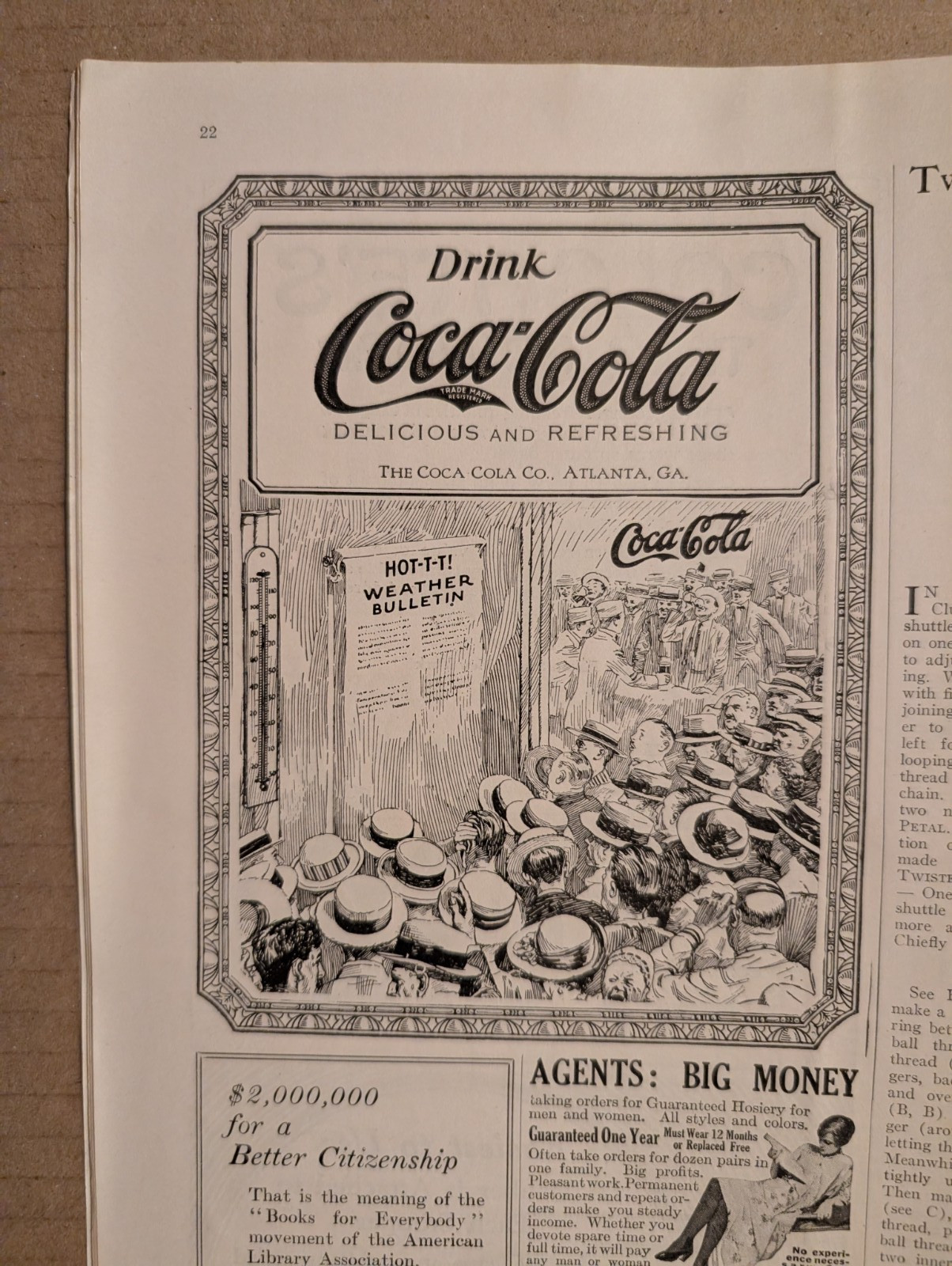 Lot of 9 MODERN PRISCILLA 1920 magazine COKE Coca-Cola ADS-CREAM OF WHEAT