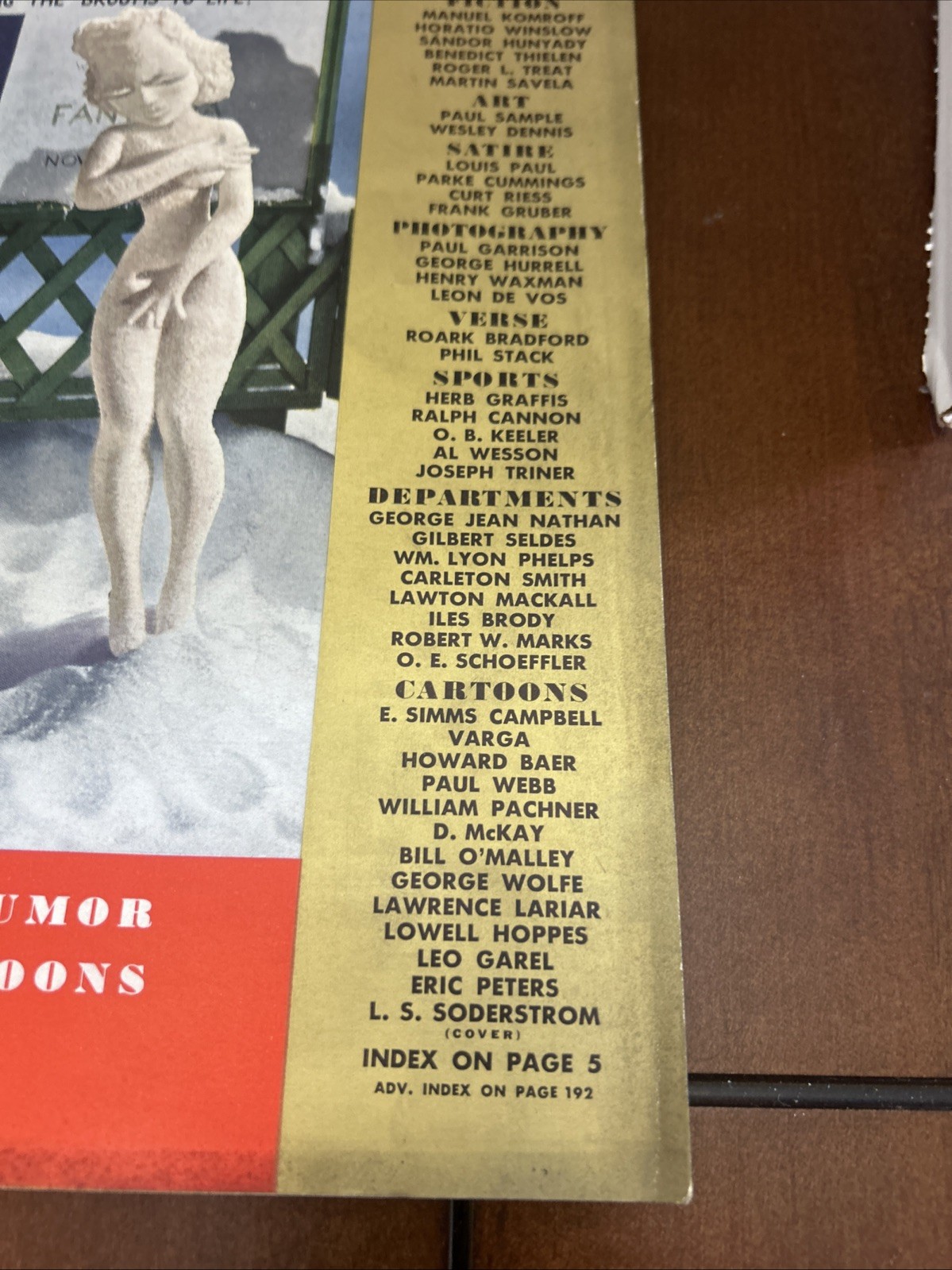 ESQUIRE MAGAZINE JANUARY 1942 – VARGA PINUPS – GREAT ADS – GREAT ART
