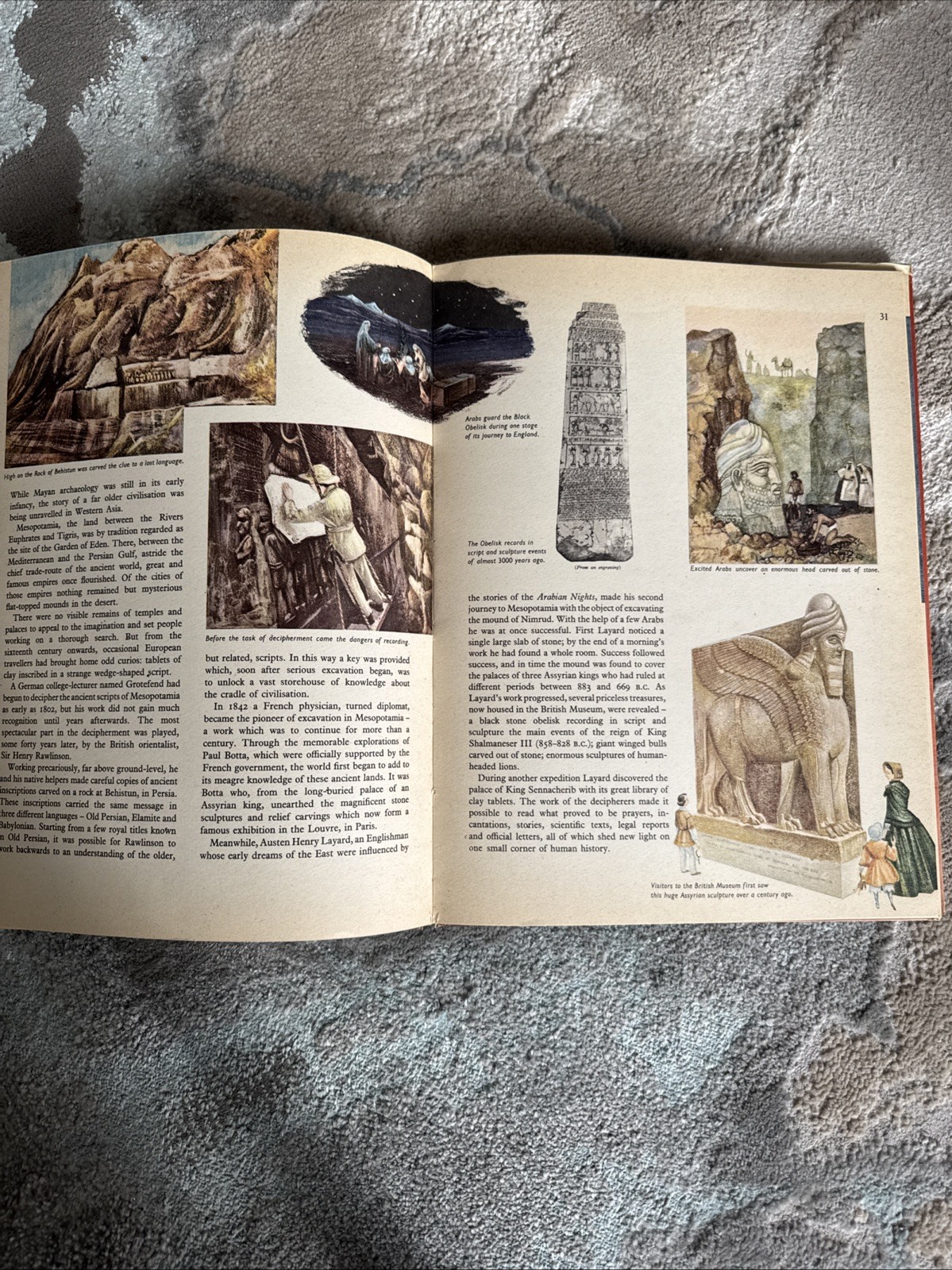 Wonderful World of Archaeology 1956. By Ronald Jessup 1st Edition HC DJ