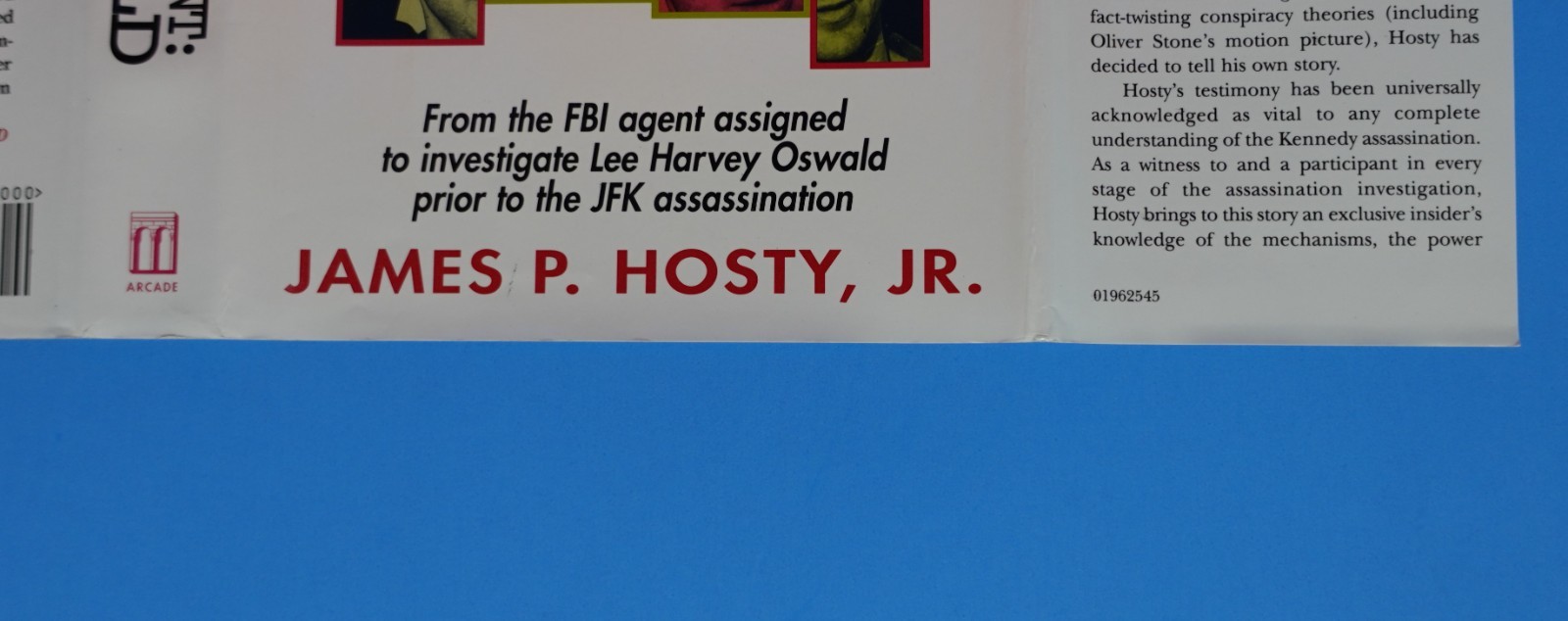 ASSIGNMENT: OSWALD BY JAMES P. HOSTY, JR., SIGNED