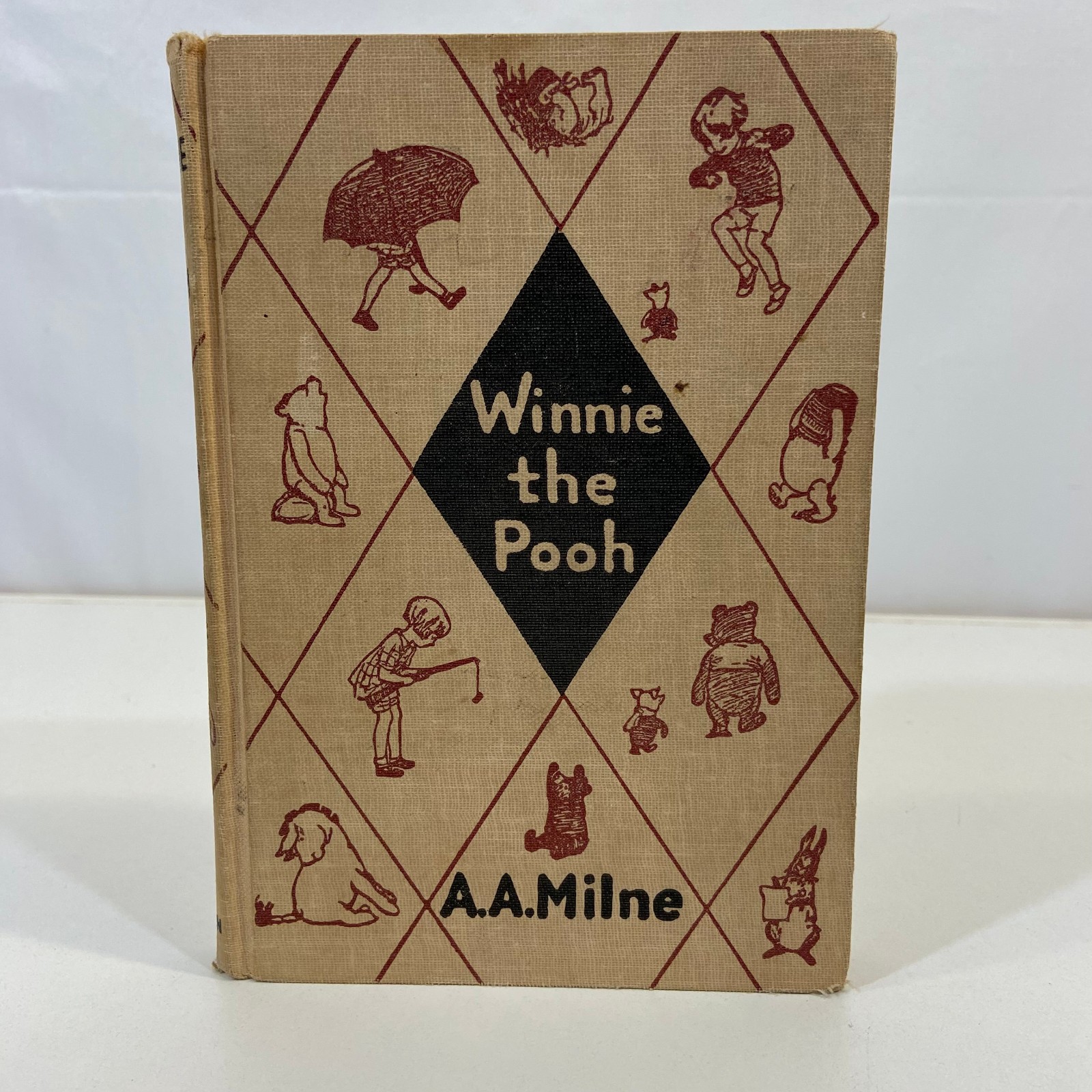 Winnie the Pooh Dutton 1950 HC A A Milne Ex Library Kids Vintage Fiction Classic