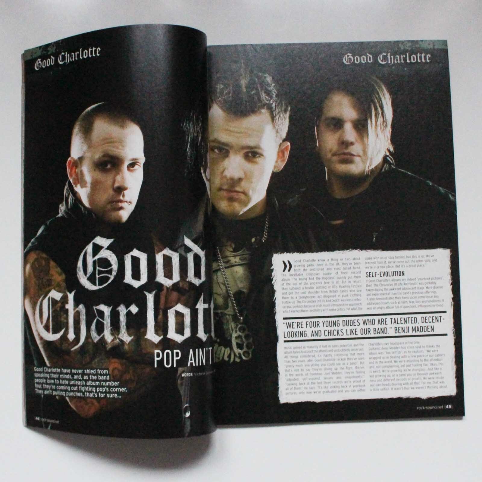 Rock Sound Magazine Good Charlotte March 2007 Issue 94 Music Alternative