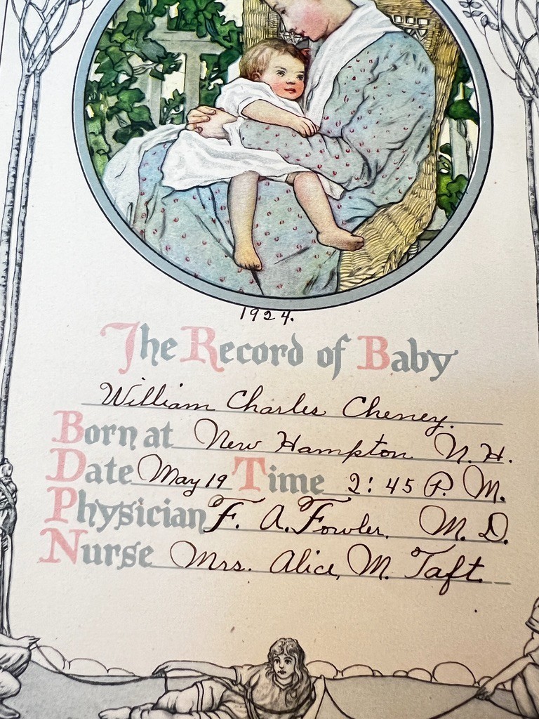 Antique Our Babys Own Book Gorgeous Illustrations Graphics 1924 Approx 5.5″ x 8″