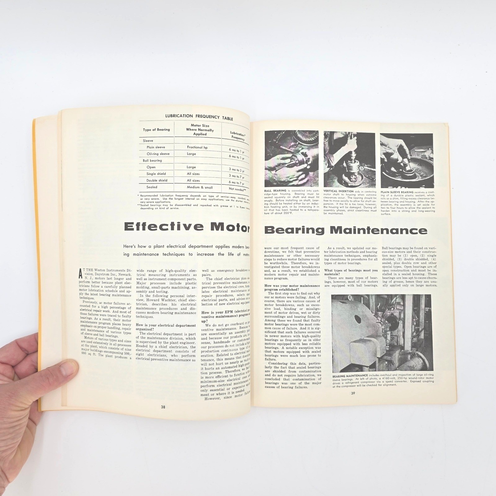Vintage 1960s Plant Engineer’s Maintenance Manual + Electrical Maintenance Book