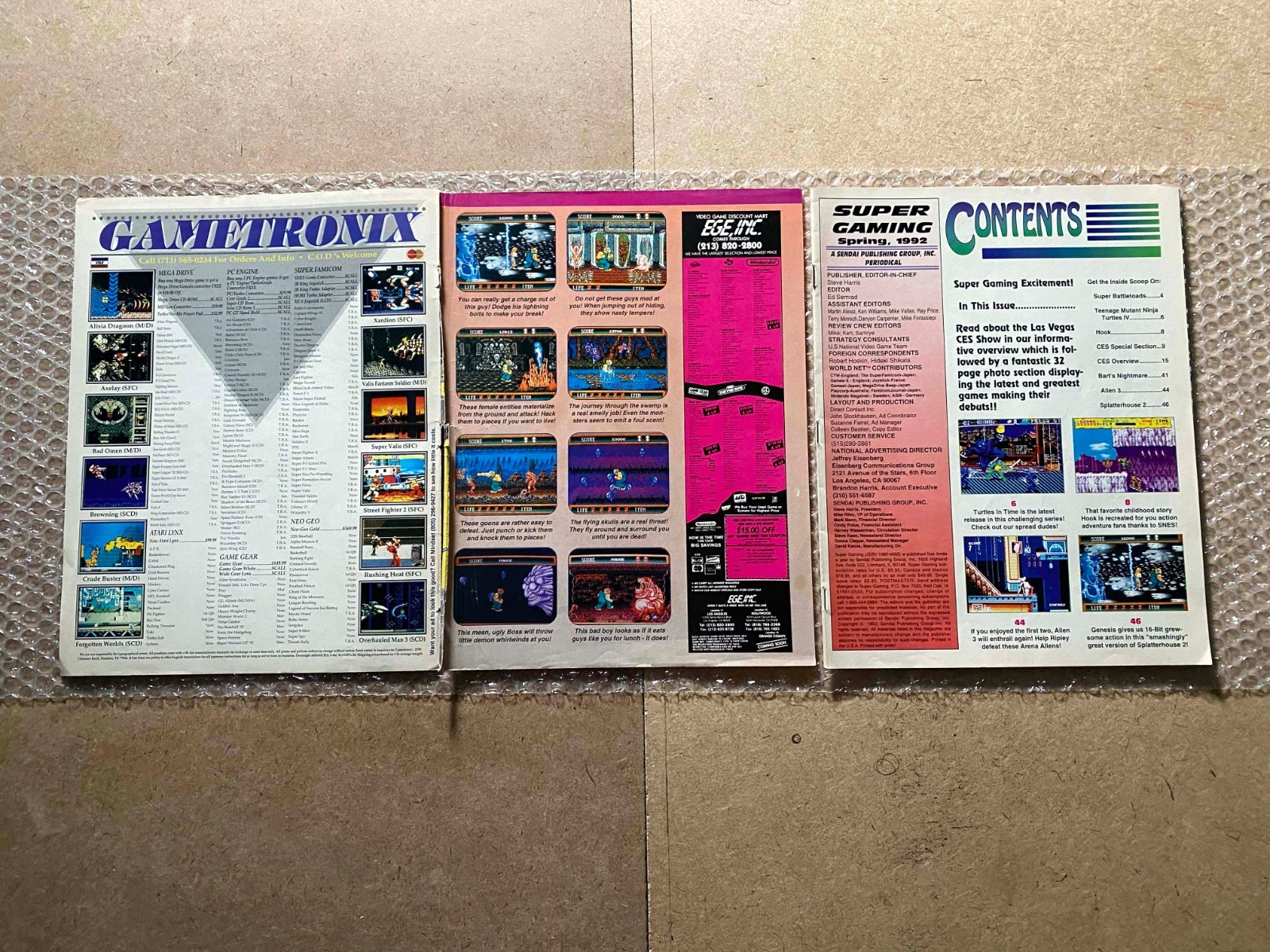 LOT OF EGM Supplements + Buyer’s Guides + Super Gaming + Sega Force (1989-1997)