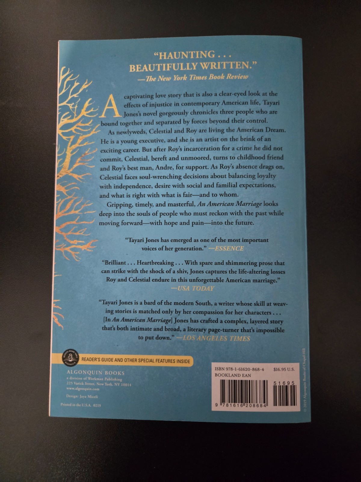 American Marriage (Oprah’s Book Club) : A Novel by Tayari Jones (2019, Trade…