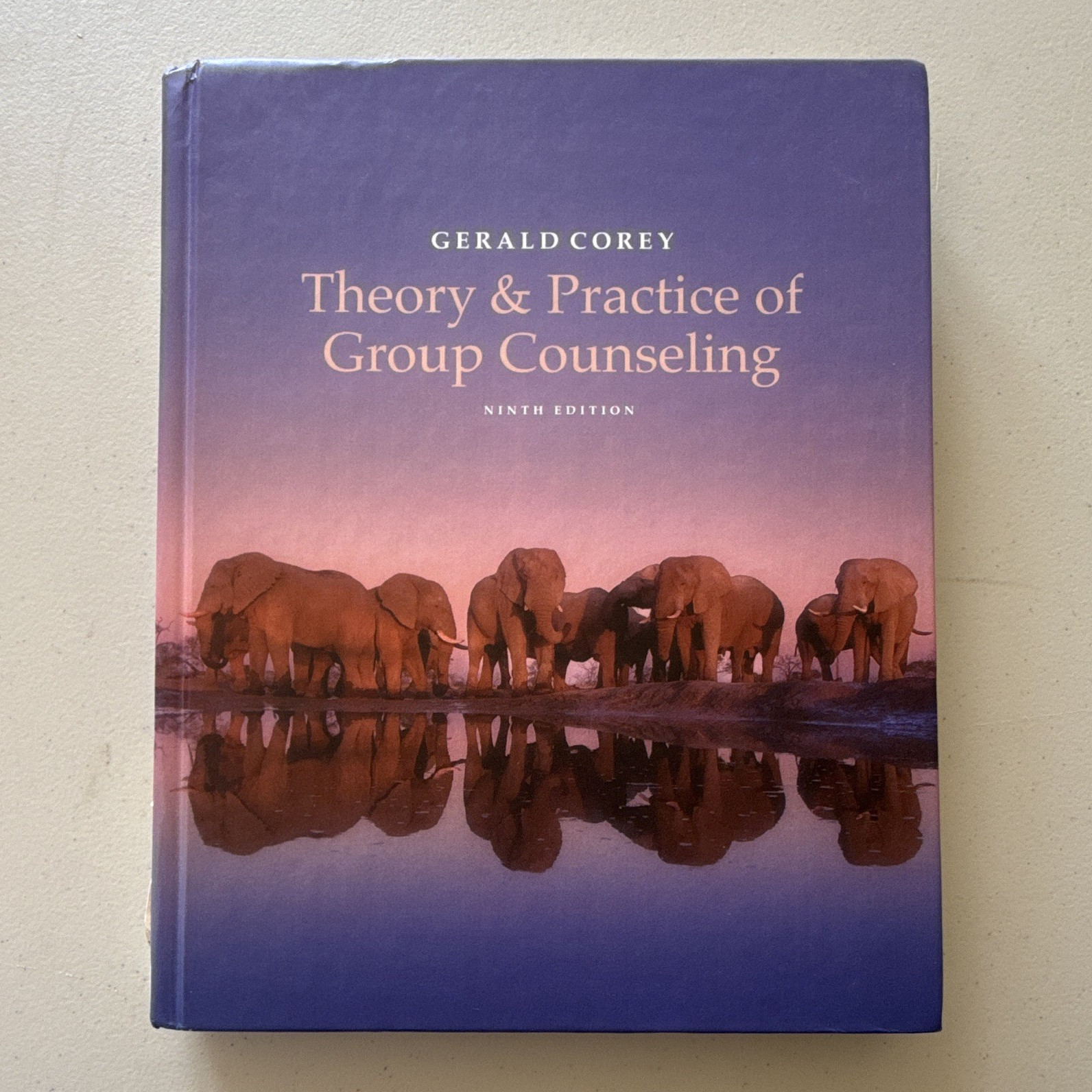 Theory & Practice of Group Counseling Hardcover Gerald Corey 9th Ed 2018