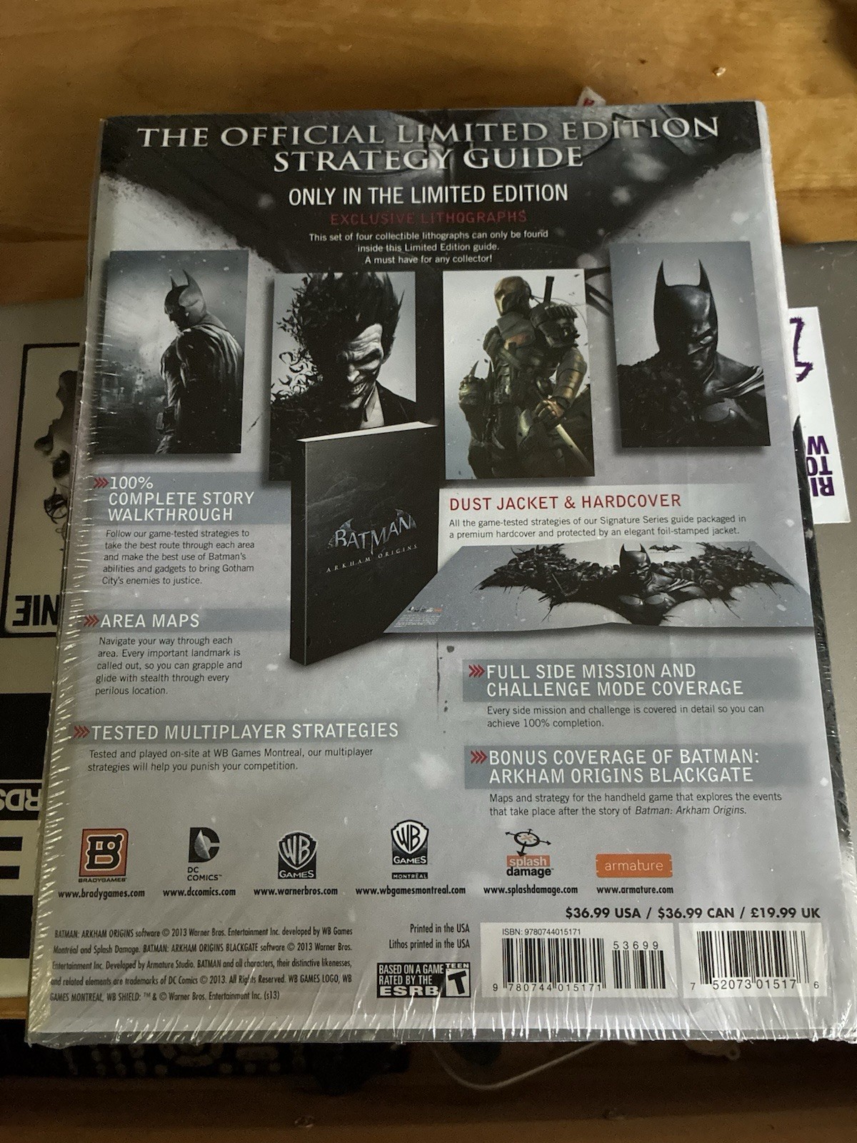 Batman Arkham Origins Collector’s Edition Hardback Strategy Guide