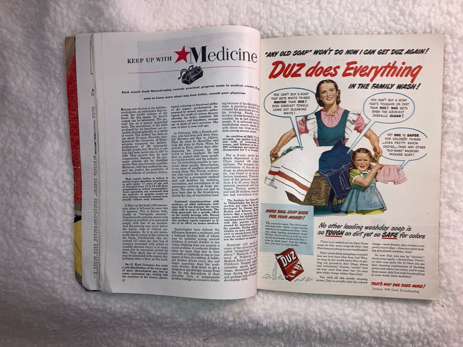 VTG Good Housekeeping Magazine January 1948 – 25 Pages of Decorating & Designing