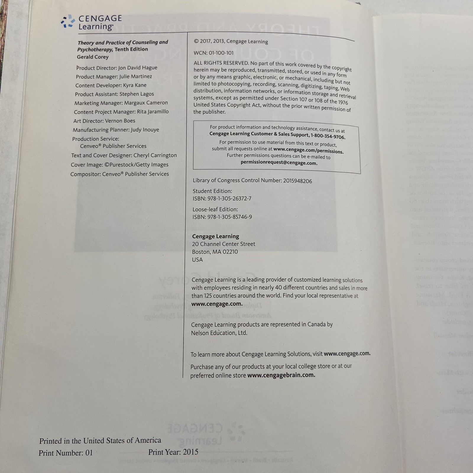 Theory & Practice of Counseling and Psychotherapy 10th Edition Gerald Corey HC