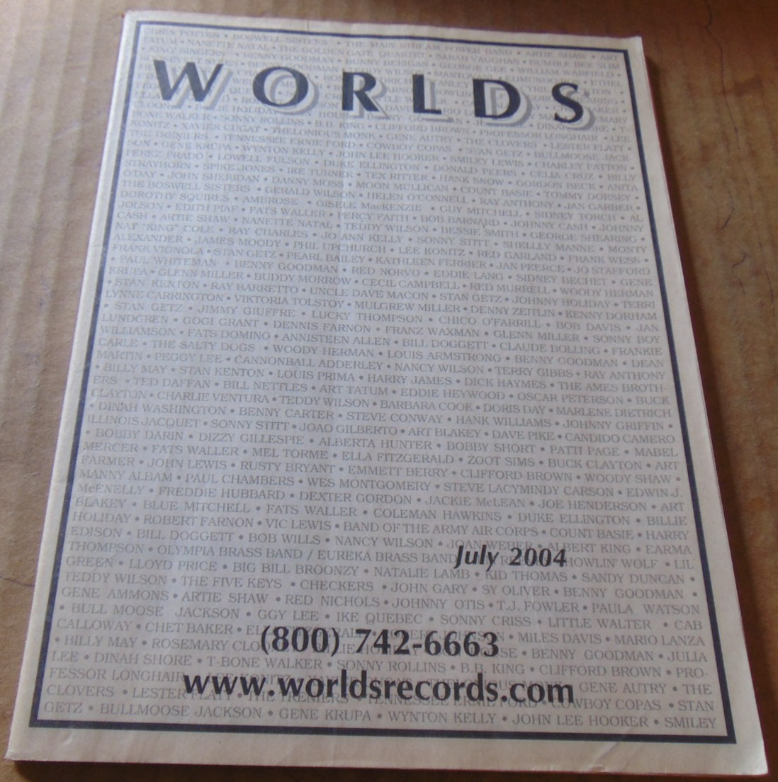2 Worlds Records Worldsrecords 2004 and 2007 catalogs, 69, 47 pages