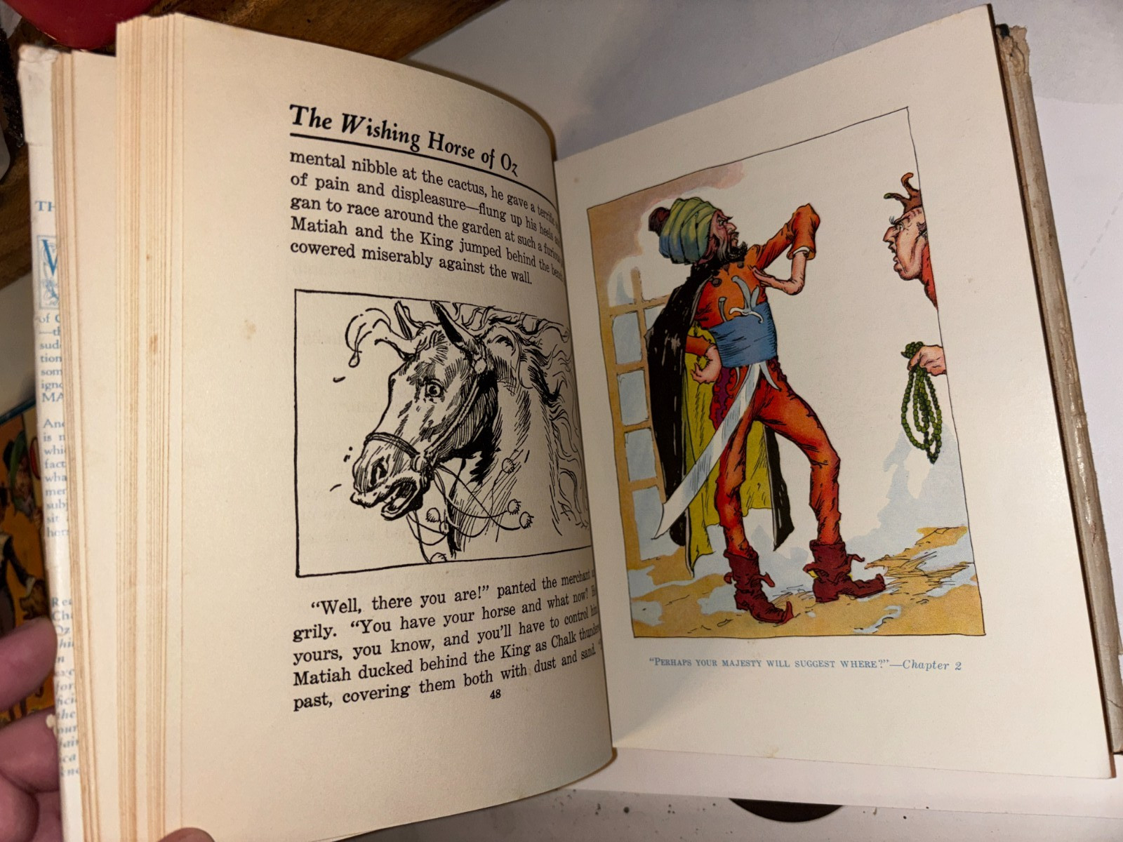 1935 WISHING HORSE OF OZ Ruth Plumly Thompson 1st Ed 12 Plates DJ John Neill