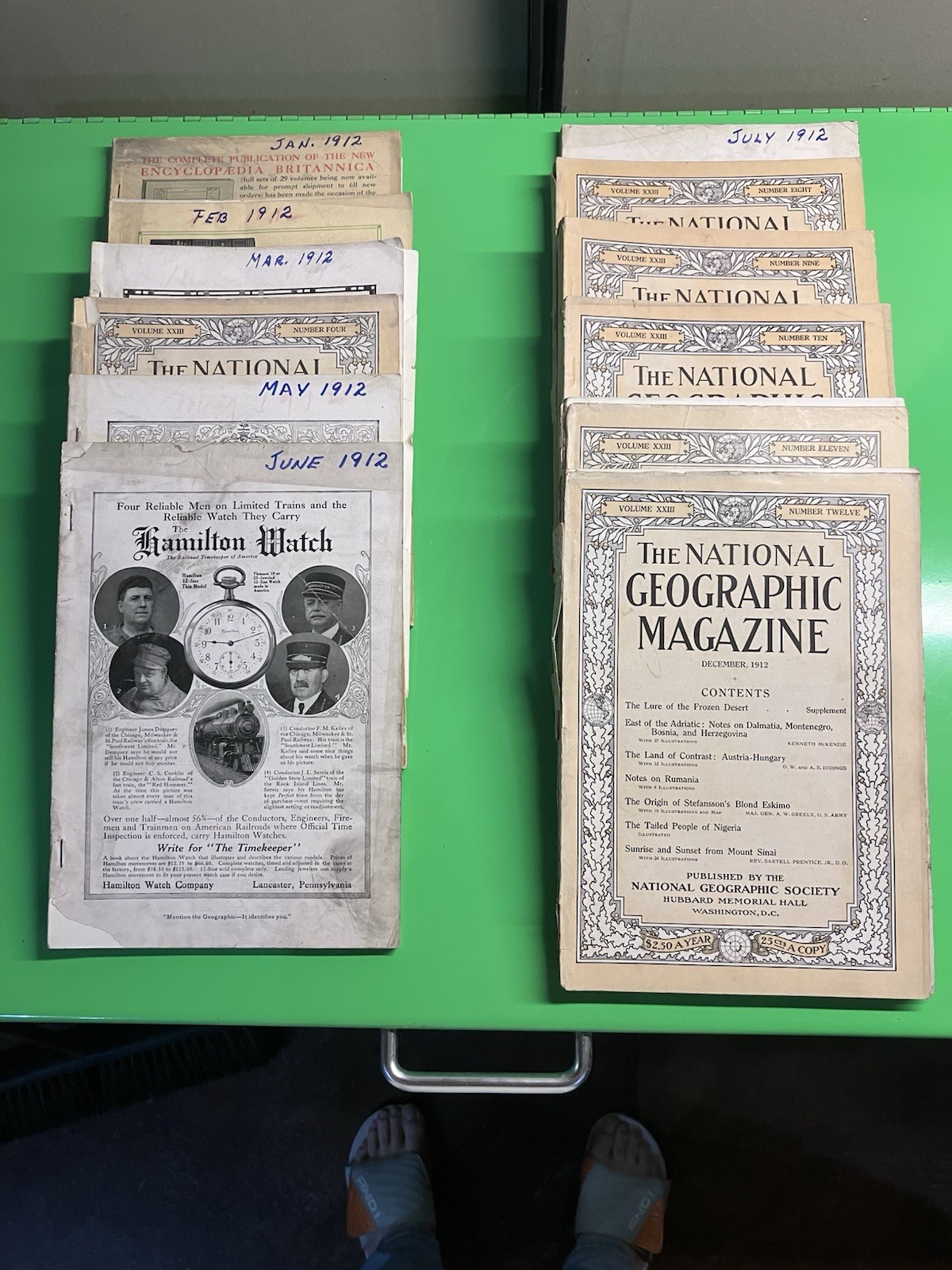 🍄 National Geographic Magazine 1912-1931 Vintage Print Ads; YOU PICK Issues