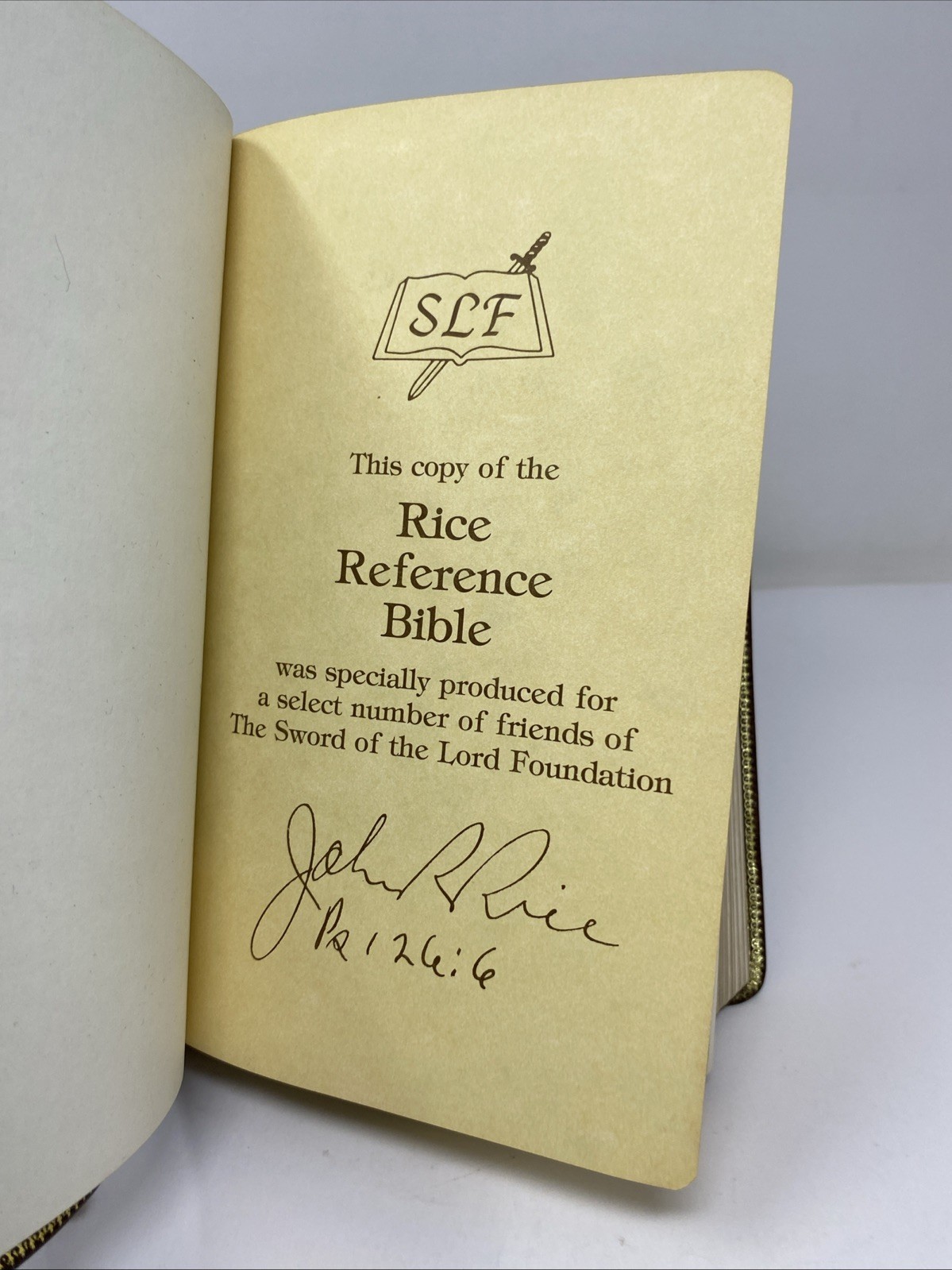 Rice Reference Bible KJV Genuine Cowhide Red Letter 1981 Nelson Limited Edition