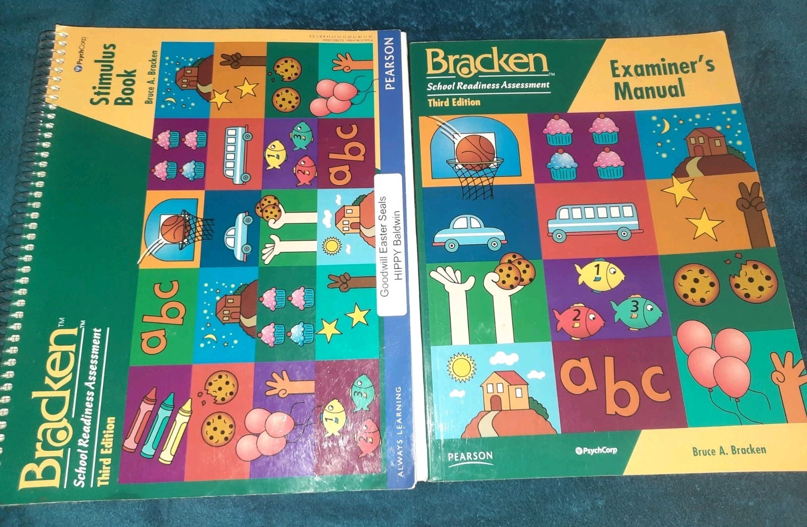 Bracken School Readiness Assessment 3rd Ed Examiner’s Manual & Stimulus Book