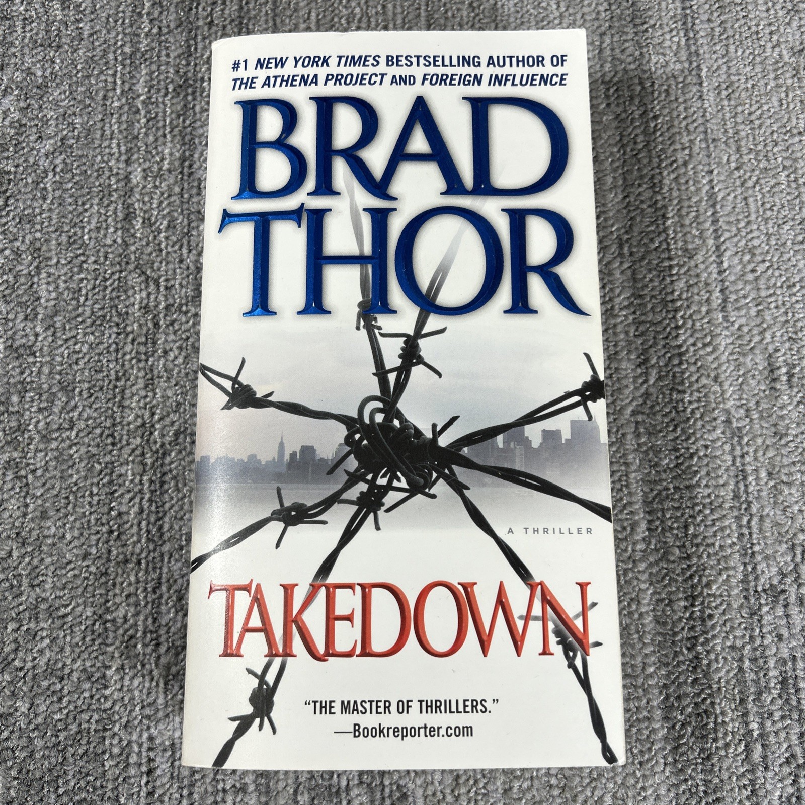 Brad Thor Scot Harvath Athena Lucerne Assassin Force Black 10 Paperback Book Lot