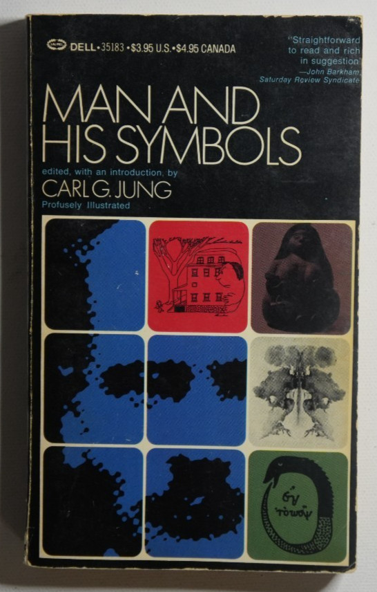 Carl G. Jung Man and His Symbols Paperback Laurel Illustrated Psychology 1961