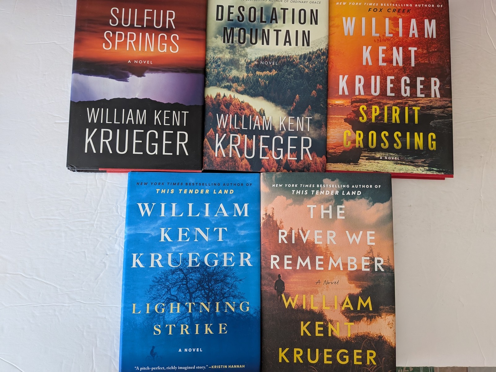 William Kent Krueger Lot of 5 Hardcover Books – Sulfur Springs, Desolation