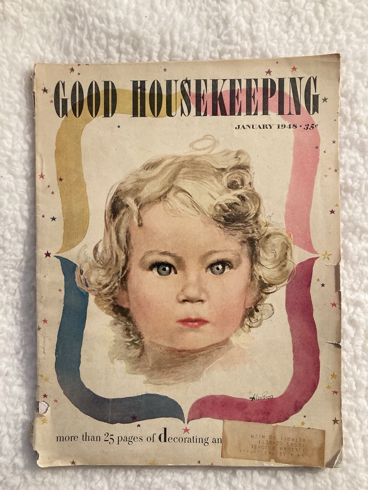 VTG Good Housekeeping Magazine January 1948 – 25 Pages of Decorating & Designing