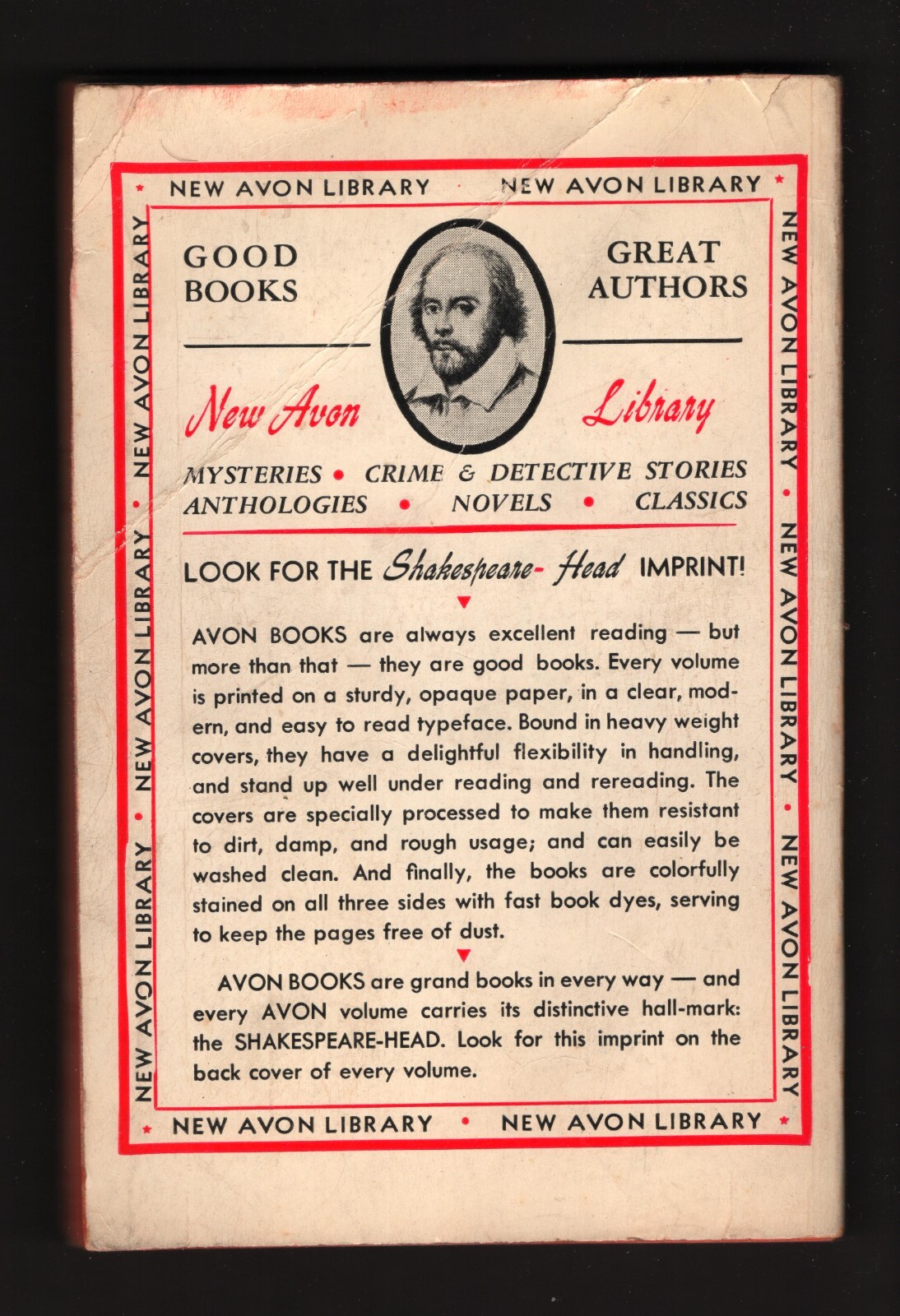 Avon 124 1947 A Holiday For Murder Agatha Christie
