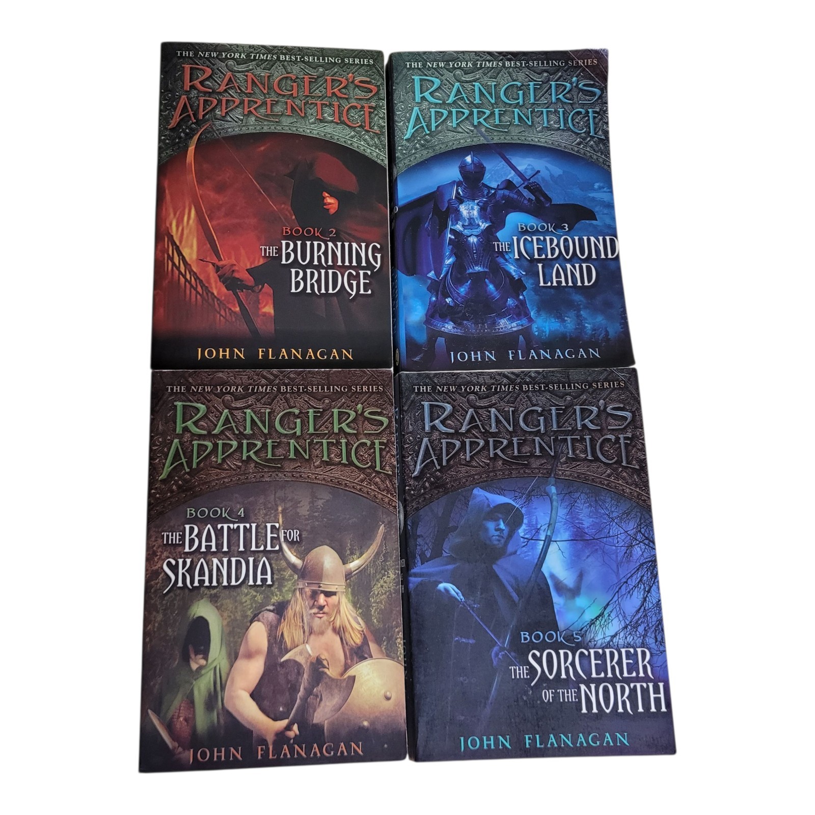 Paperback Lot of 7 (2-7, 9) Rangers Apprentice Series John Flanagan Books Set