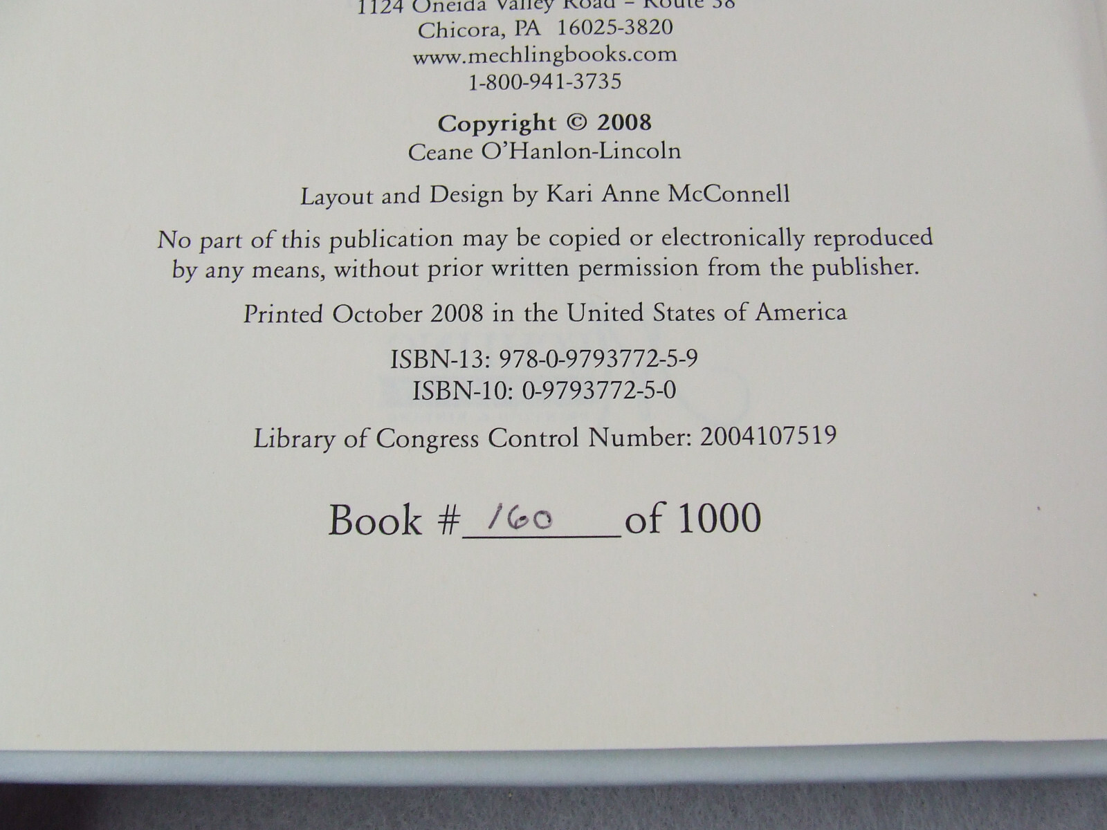 County Chronicles Pennsylvania Histories Volumes 1-4 by Ceane O’Hanlon-Lincoln