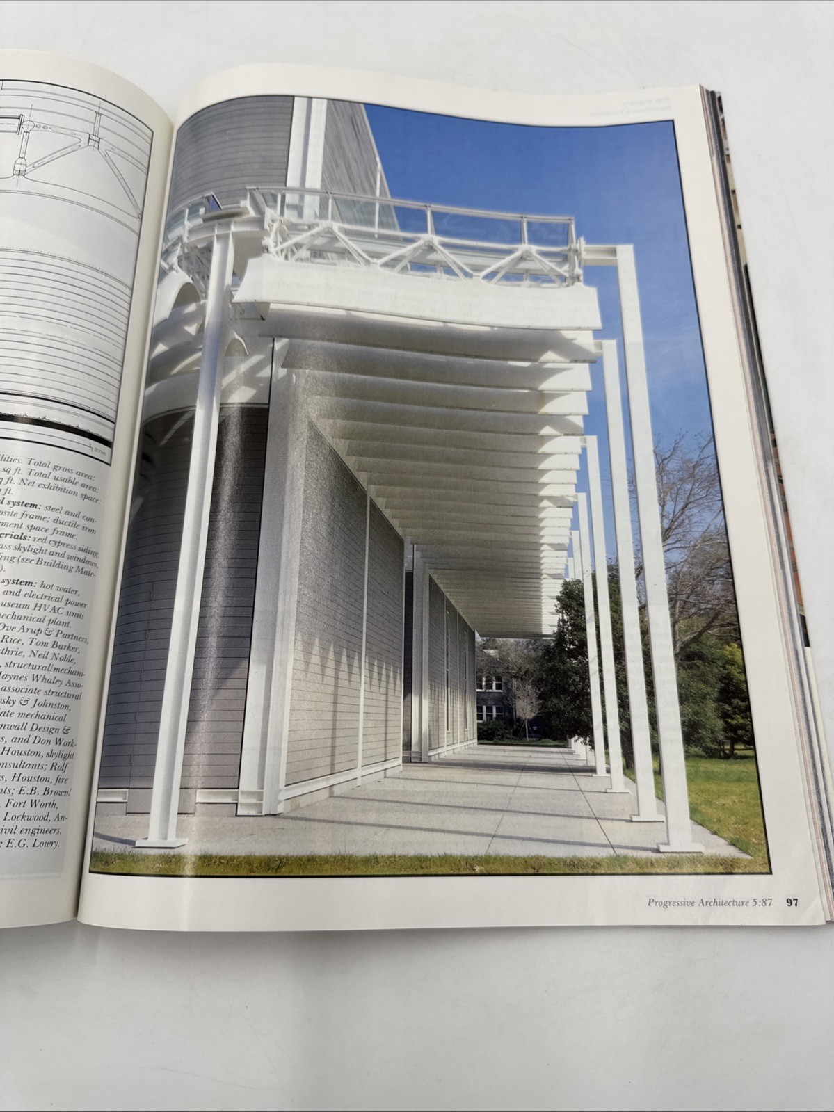 Progressive Architecture May 1987 Renzo Piano Menil Collection E Fay Jones 80s