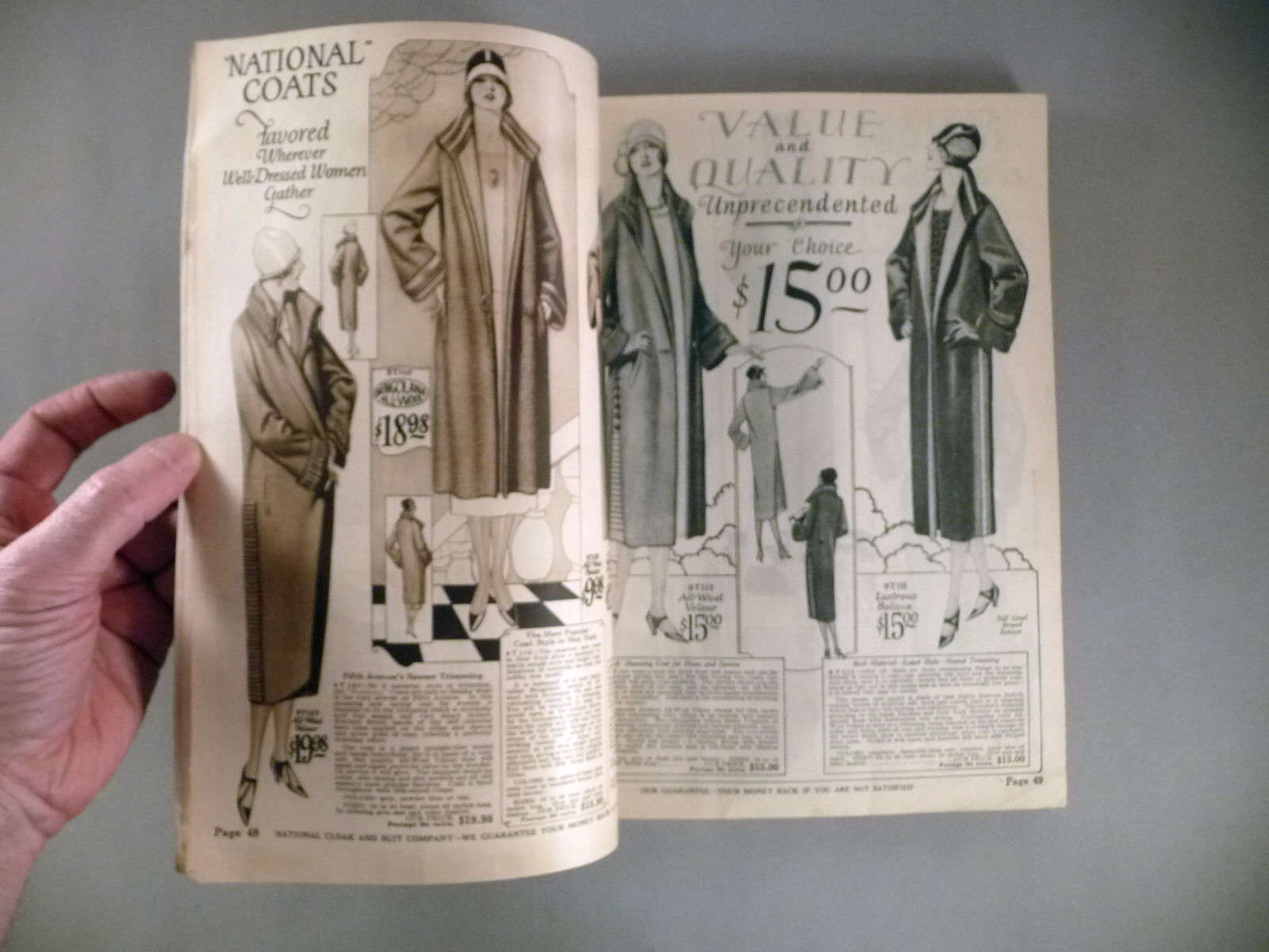 National Cloak CATALOG – Spring/Summer, 1925 ~~ large 344 pages, fashion