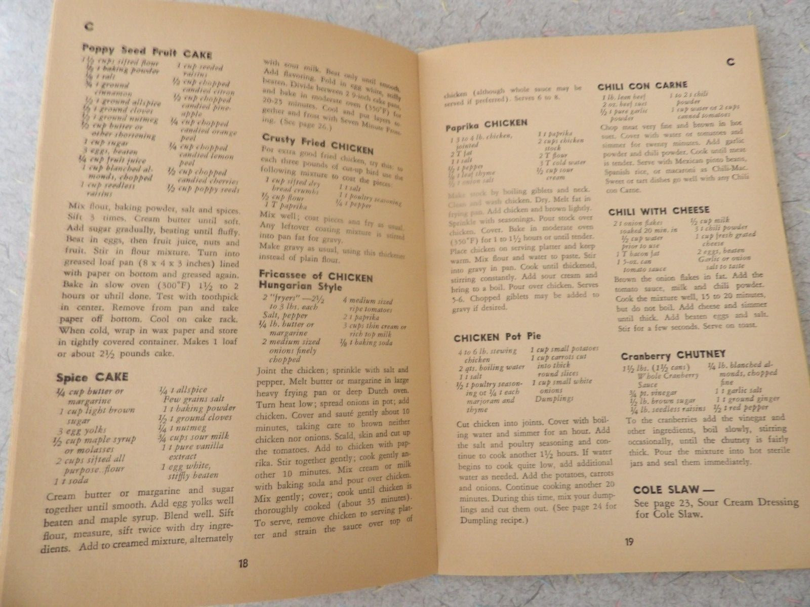 1950 The ABC of Spice Cookery McCORMICK & COMPANY BOOKLET 47 PAGES PB