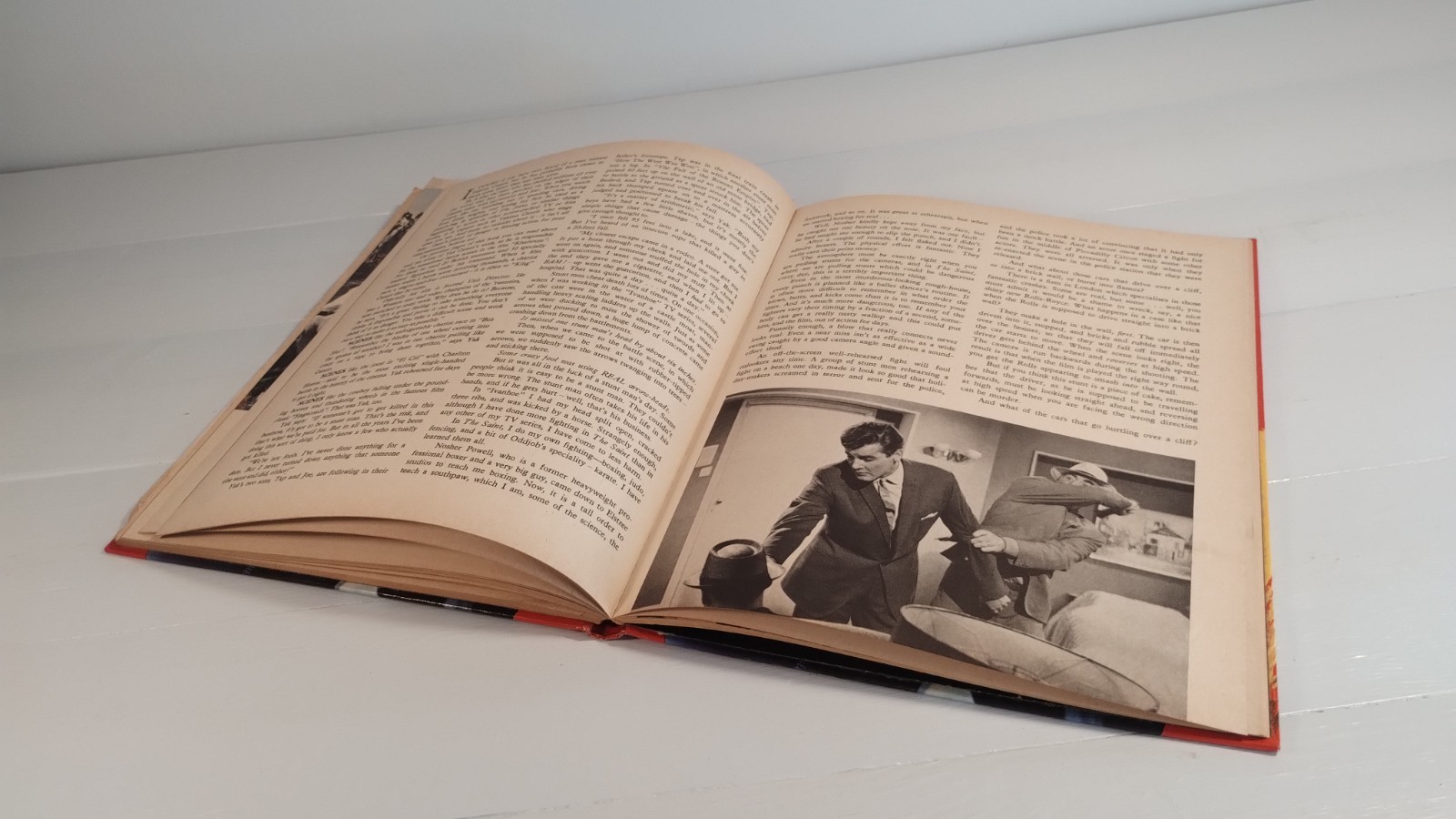 Roger Moore Adventure Book vintage 1966 Hardback Edition James Bond book