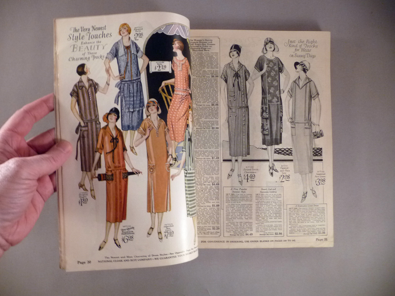 National Cloak CATALOG – Spring/Summer, 1925 ~~ large 344 pages, fashion