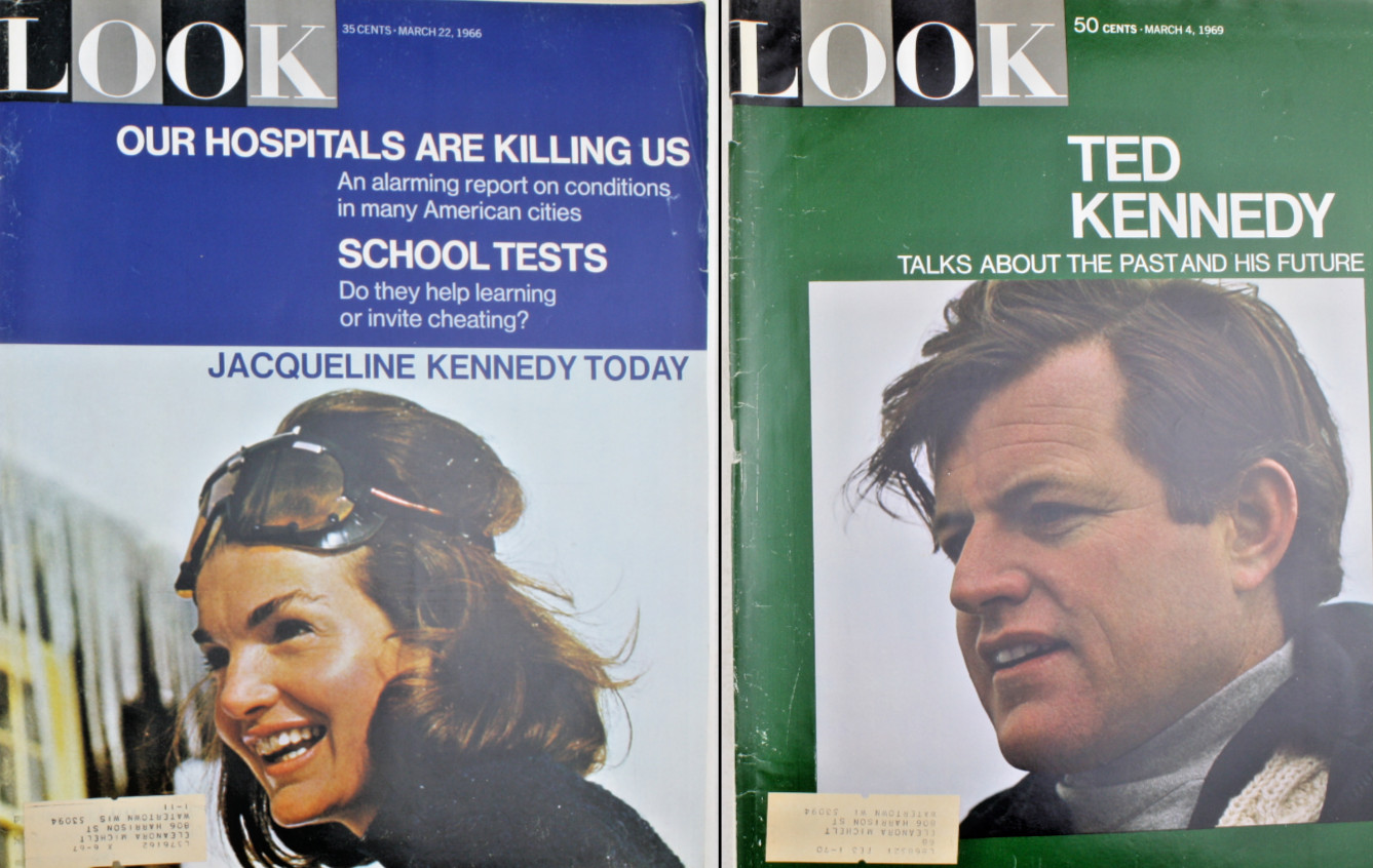LOT 1966 1969 Look Magazine Ted & Jacqueline Kennedy Malcom X Willie Mays Titan