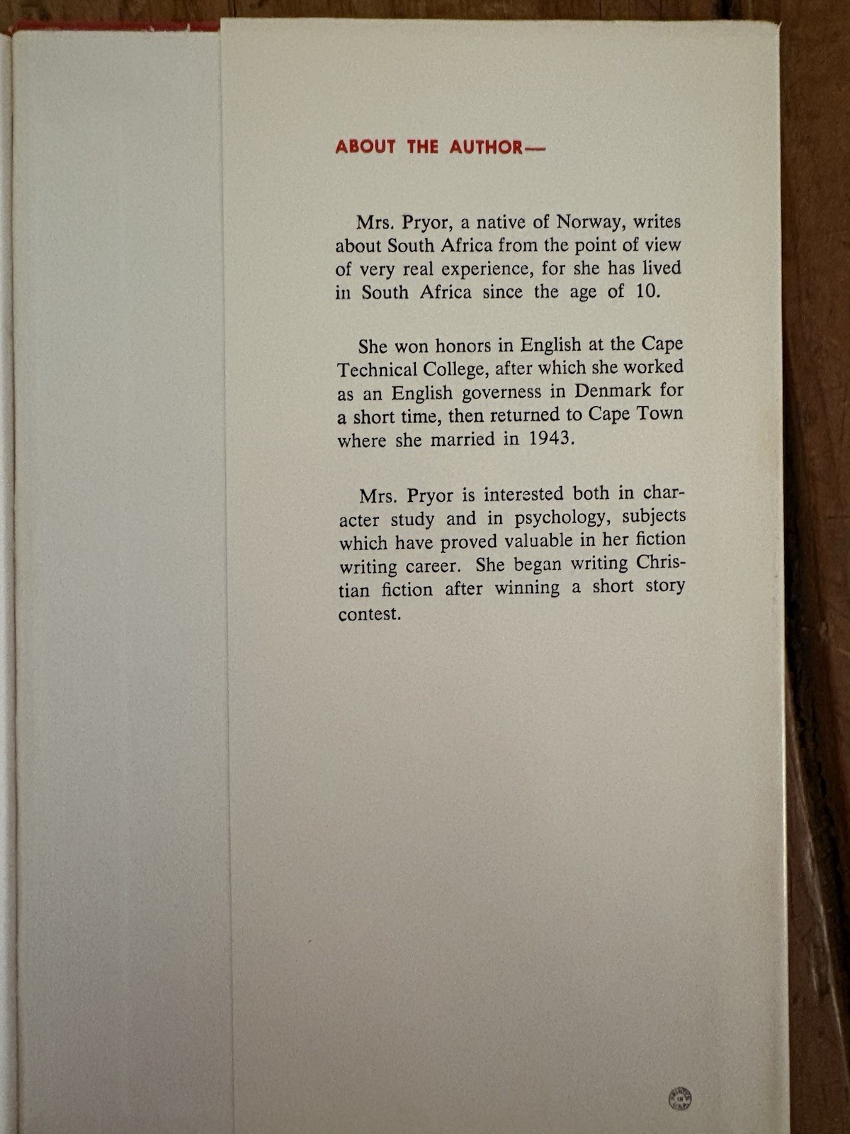 Forgotten Yesterday. Adel Pryor. First Edition. 1966. Hardcover. Very Clean!
