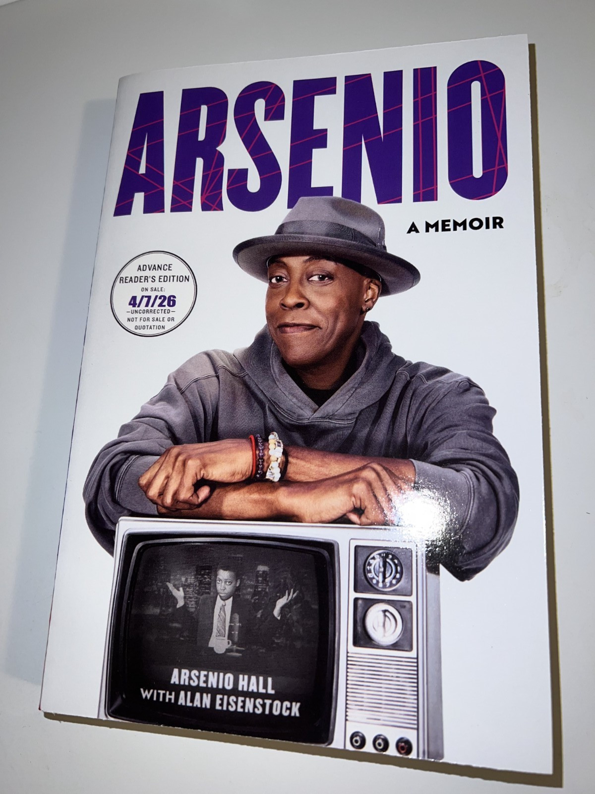 Arsenio: A Memoir BY Arsenio Hall 2026 PaperBack ARC